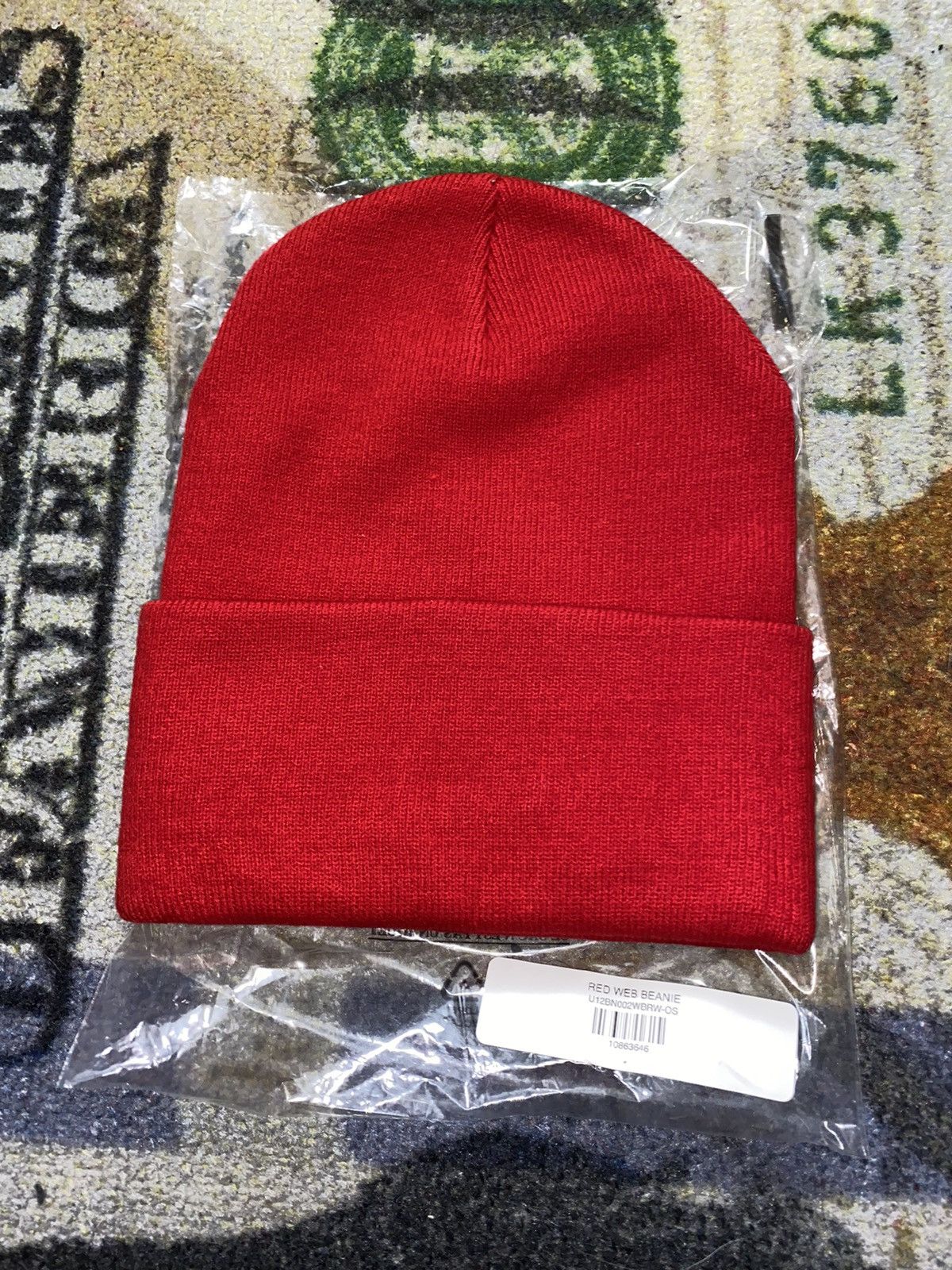 Sp5der Sp5der OG Web Beanie Red Size ONE SIZE - 2 Thumbnail