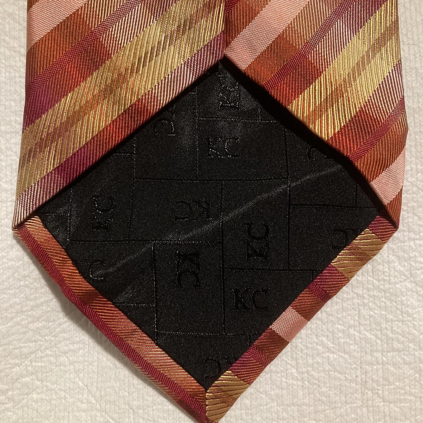 Designer NWOT Kenneth Cole Plaid/Stripe Tie 58/3.5 Size ONE SIZE - 5 Thumbnail