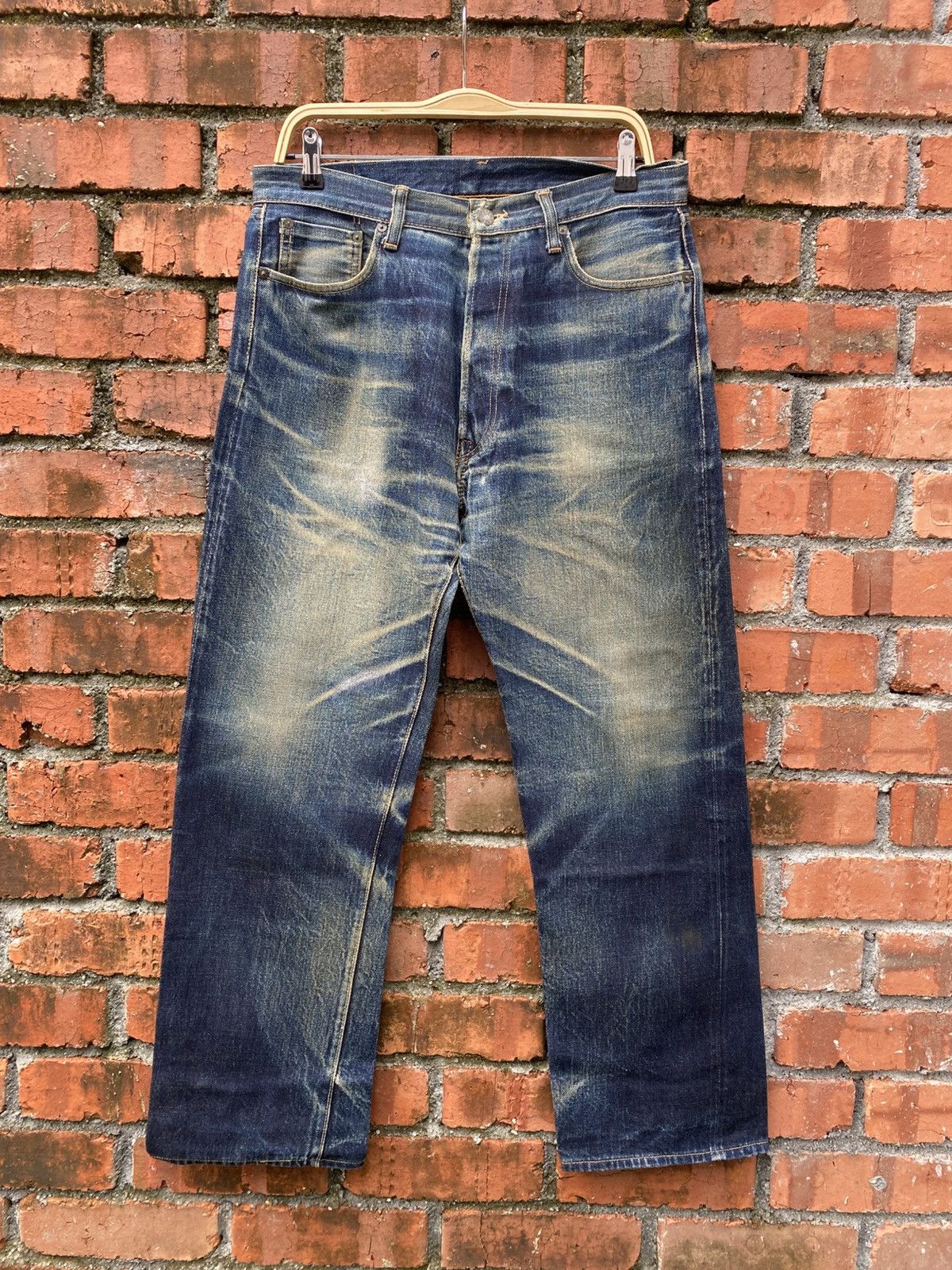 Vintage W33x29 Redline denime pig hips store japan selvedge Size US 33 - 1 Thumbnail