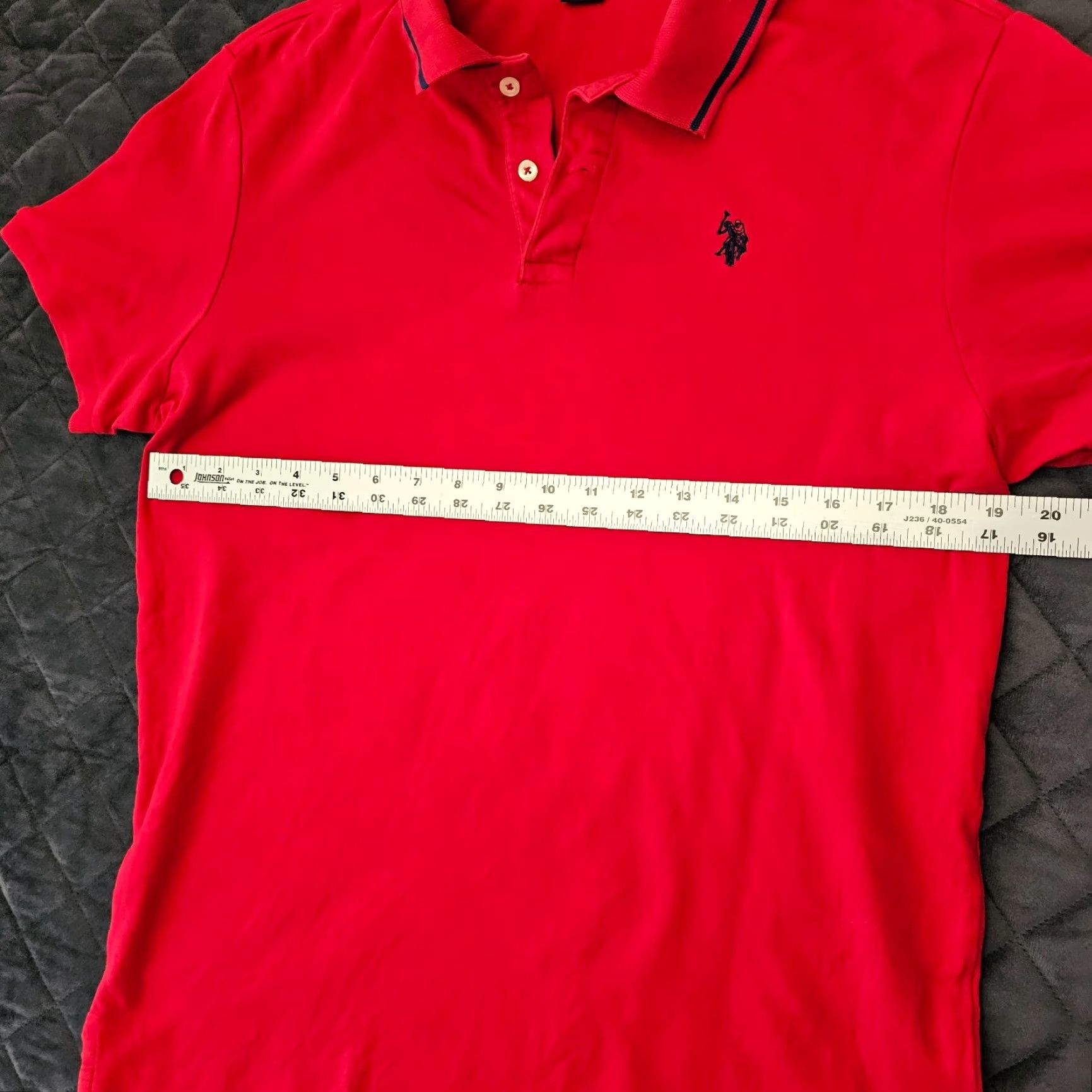 Vintage US Polo Assn Polo Shirt Slim Fit Red Short Sleeve Men M Size US M / EU 48-50 / 2 - 5 Thumbnail