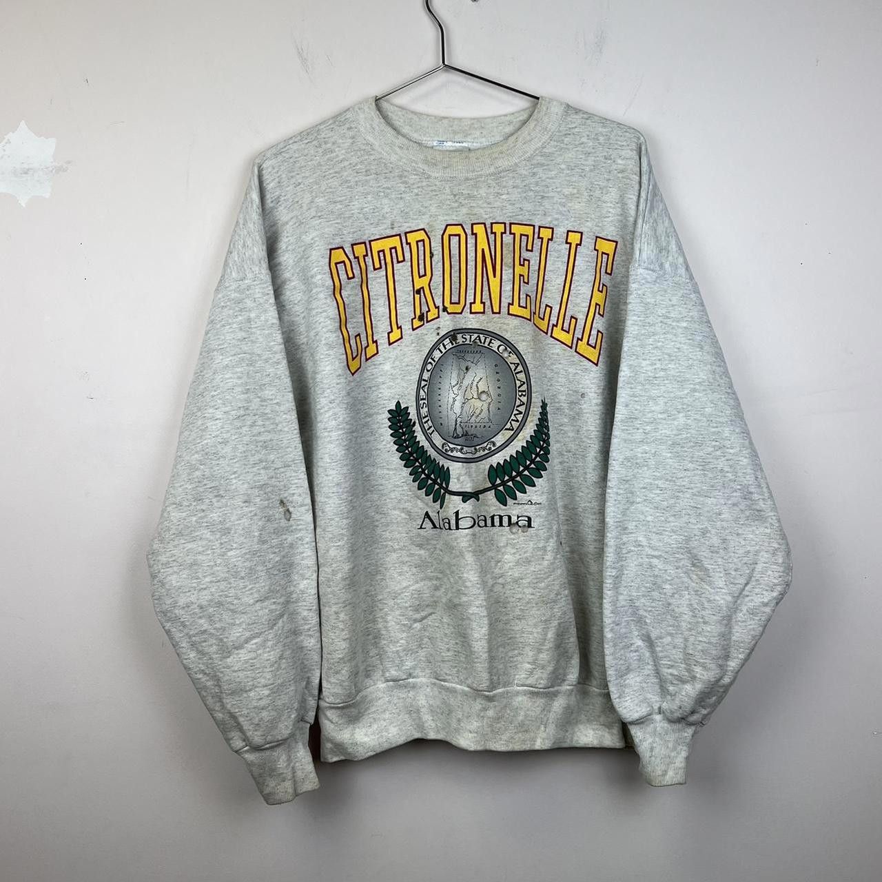 Hanes Citronelle Alabama Vintage Sweatshirt 90s Hanes Size US XL / EU 56 / 4 - 1 Thumbnail