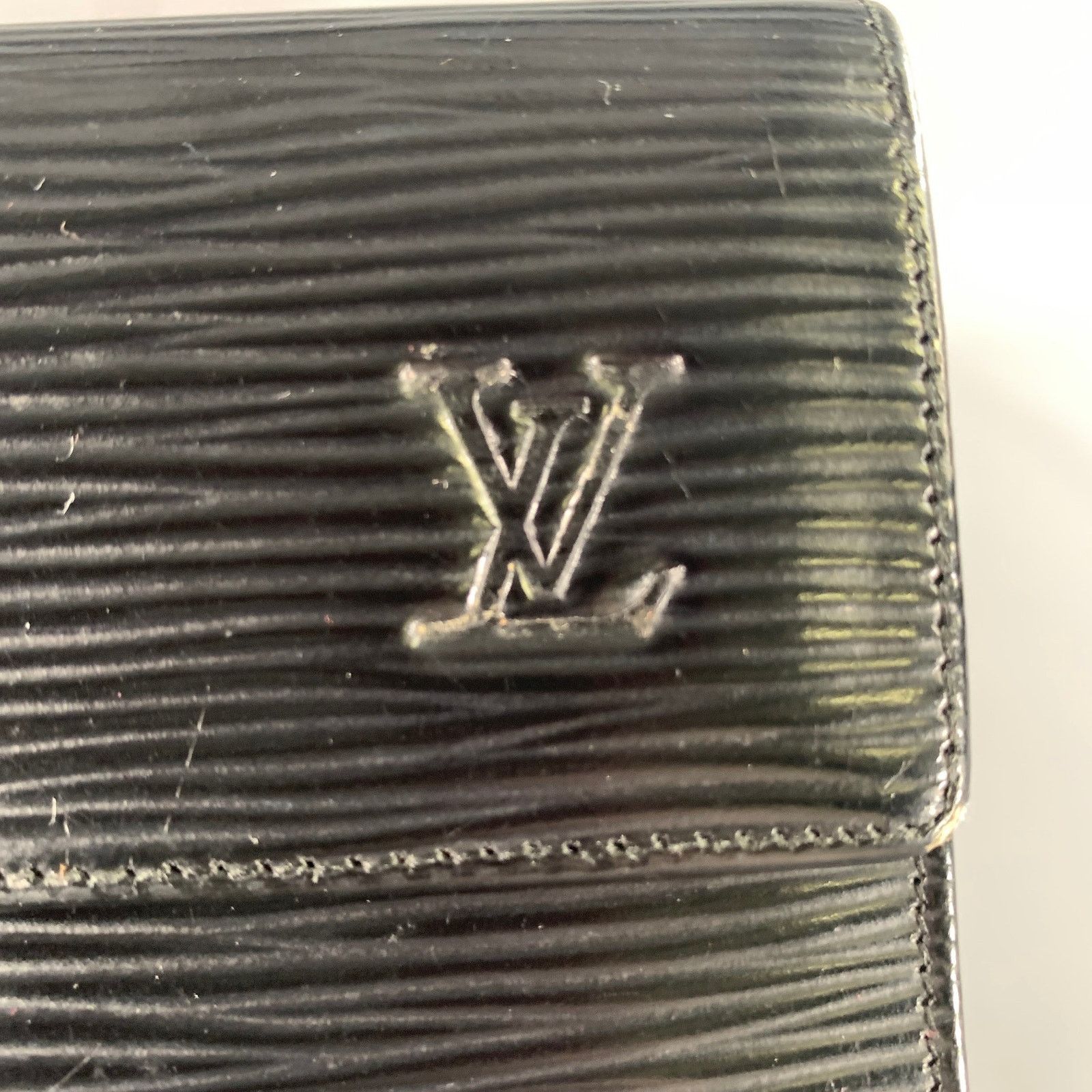 Louis Vuitton LOUIS VUITTON Black Epi Leather Wallet Size ONE SIZE - 2 Thumbnail