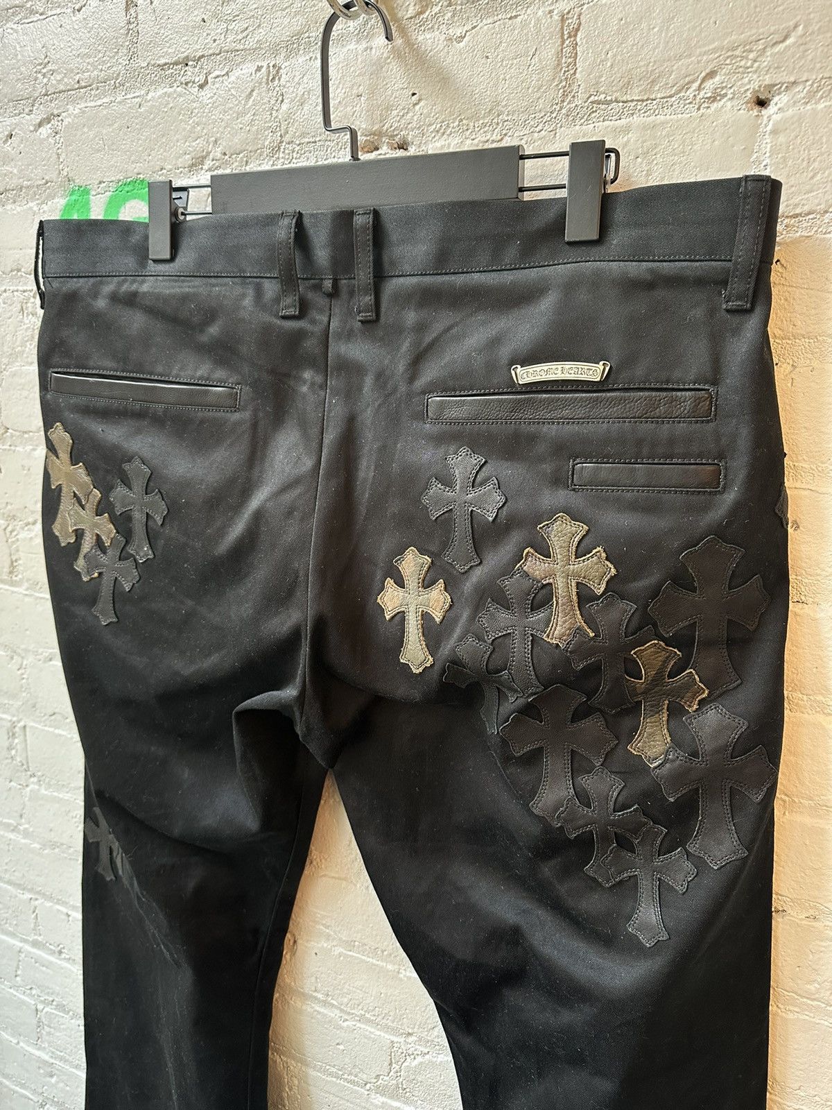 Chrome Hearts CHROME HEARTS PATCH PANTS SZ-40 XXXL Size US 40 / EU 56 - 3 Thumbnail