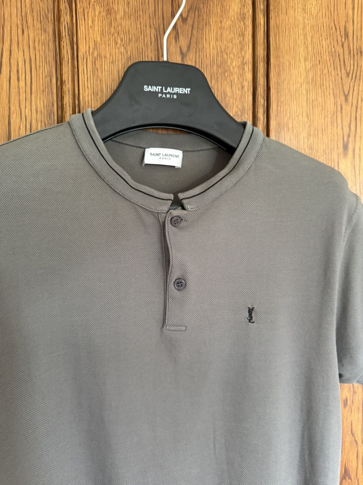 Saint Laurent Paris SS13 Saint Laurent ysl logo Cassandre polo t shirt Hedi Size US S / EU 44-46 / 1 - 7 Thumbnail
