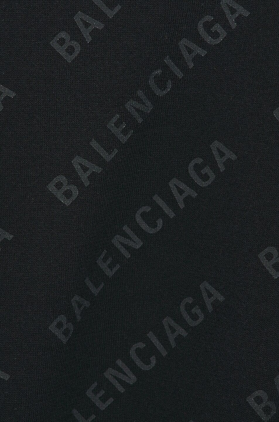 Balenciaga o1bcso1str0924 Mini Allover Logo Sweater in Black Size M / US 6-8 / IT 42-44 - 4 Thumbnail