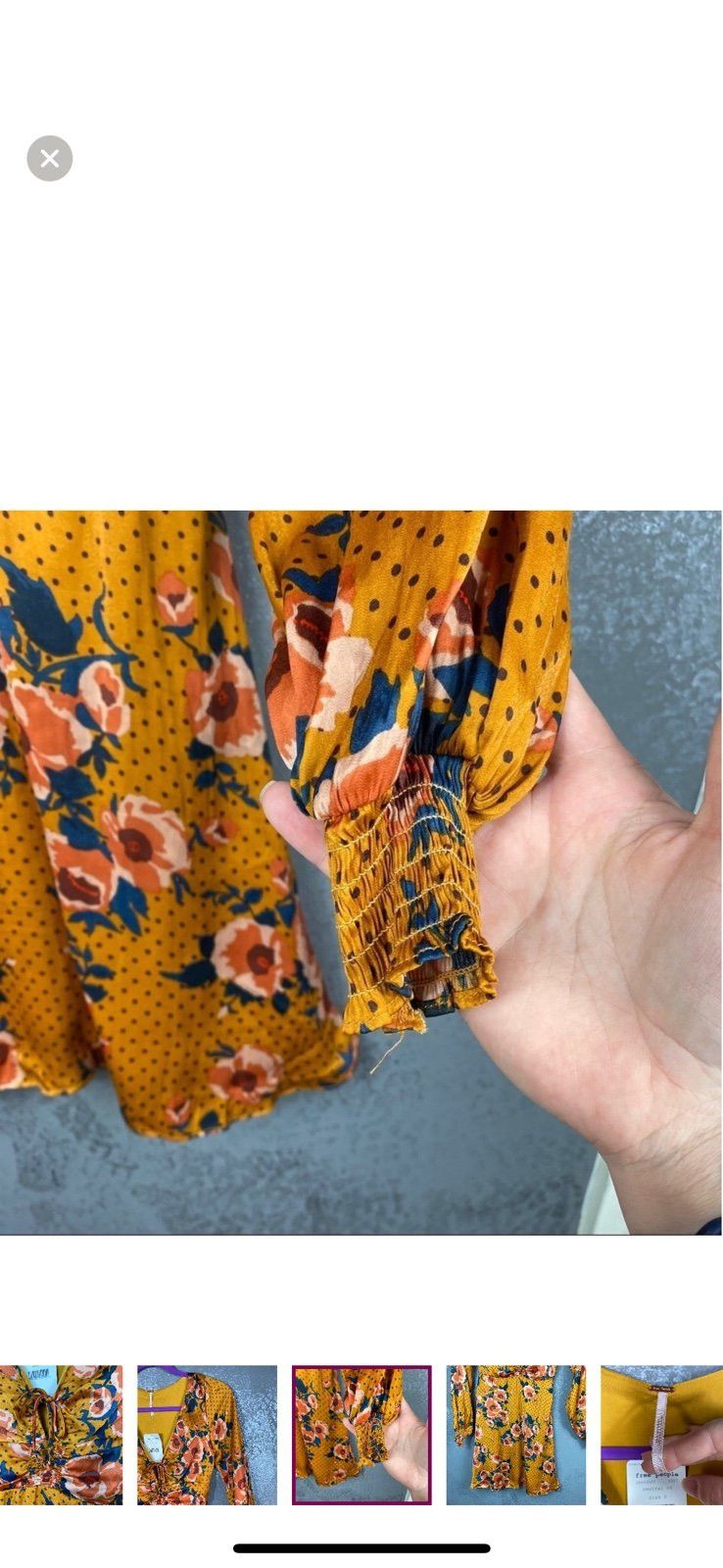 Free People Free People Morning Light floral Mini Dress Size XS / US 0-2 / IT 36-38 - 8 Thumbnail