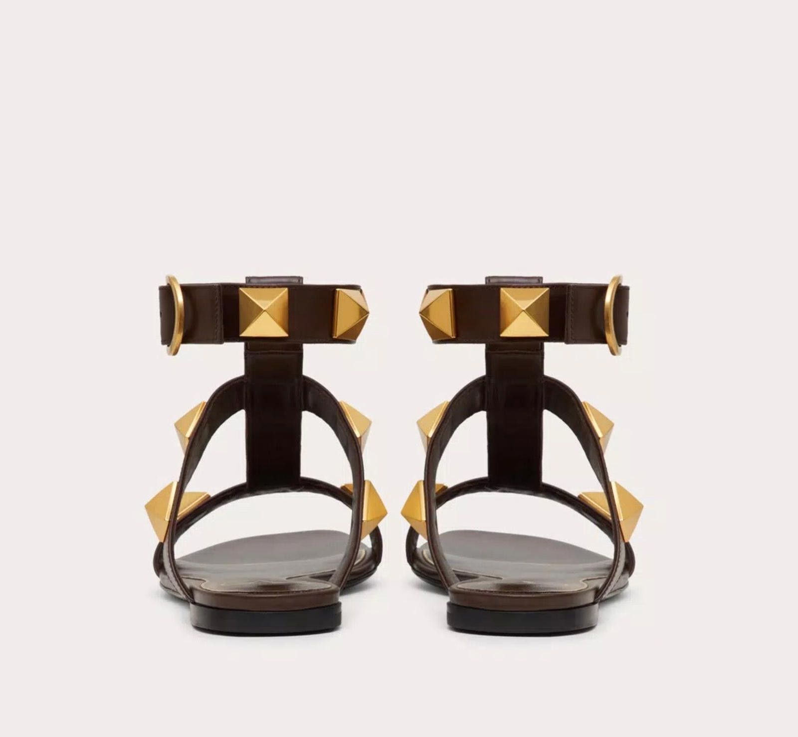 Other Valentino Roman Stud Flat Sandal Size US 7.5 / IT 37.5 - 3 Thumbnail