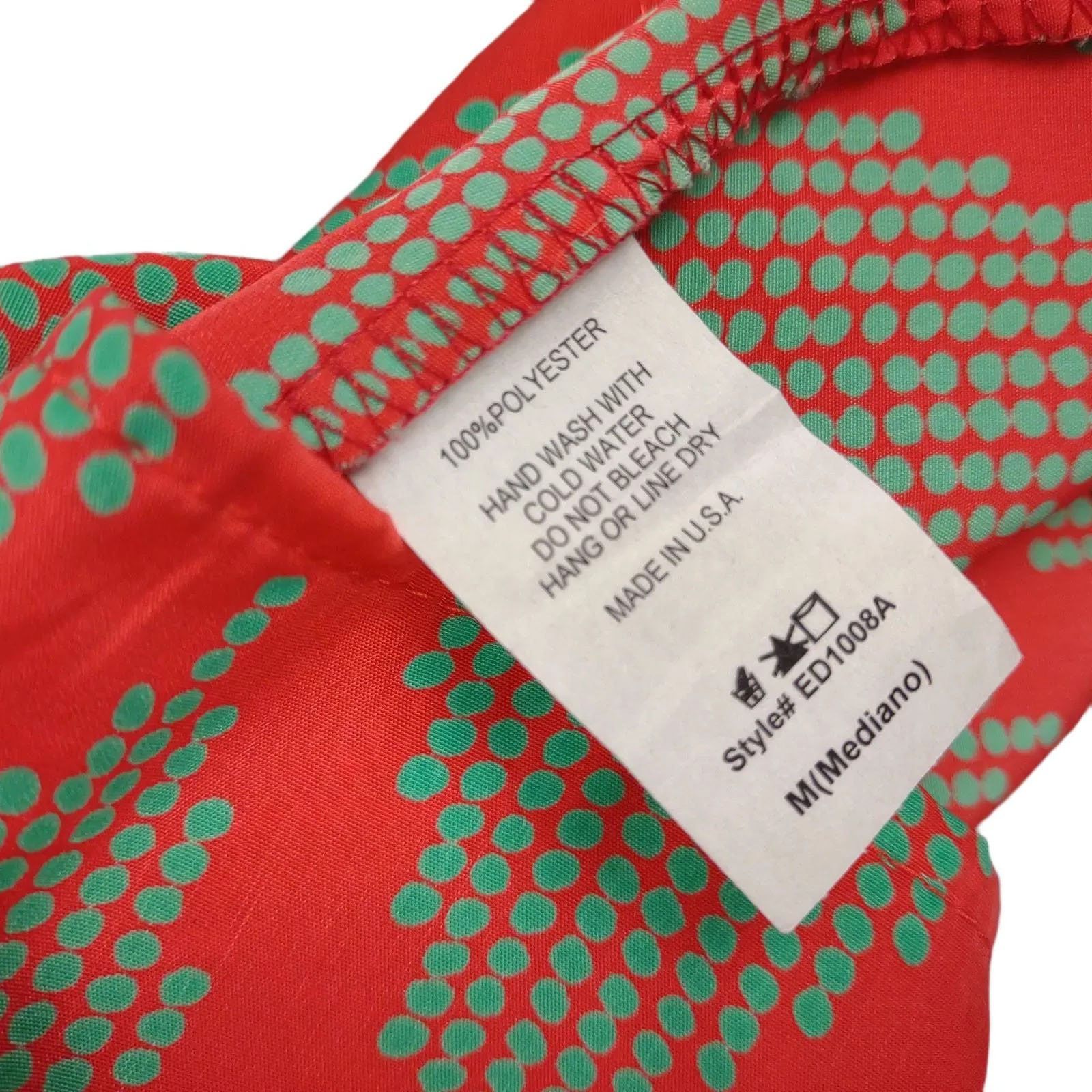Other NWT Ivy & Leo EZRA Women's M Red Green Geometric Mini Dress Size M / US 6-8 / IT 42-44 - 5 Thumbnail