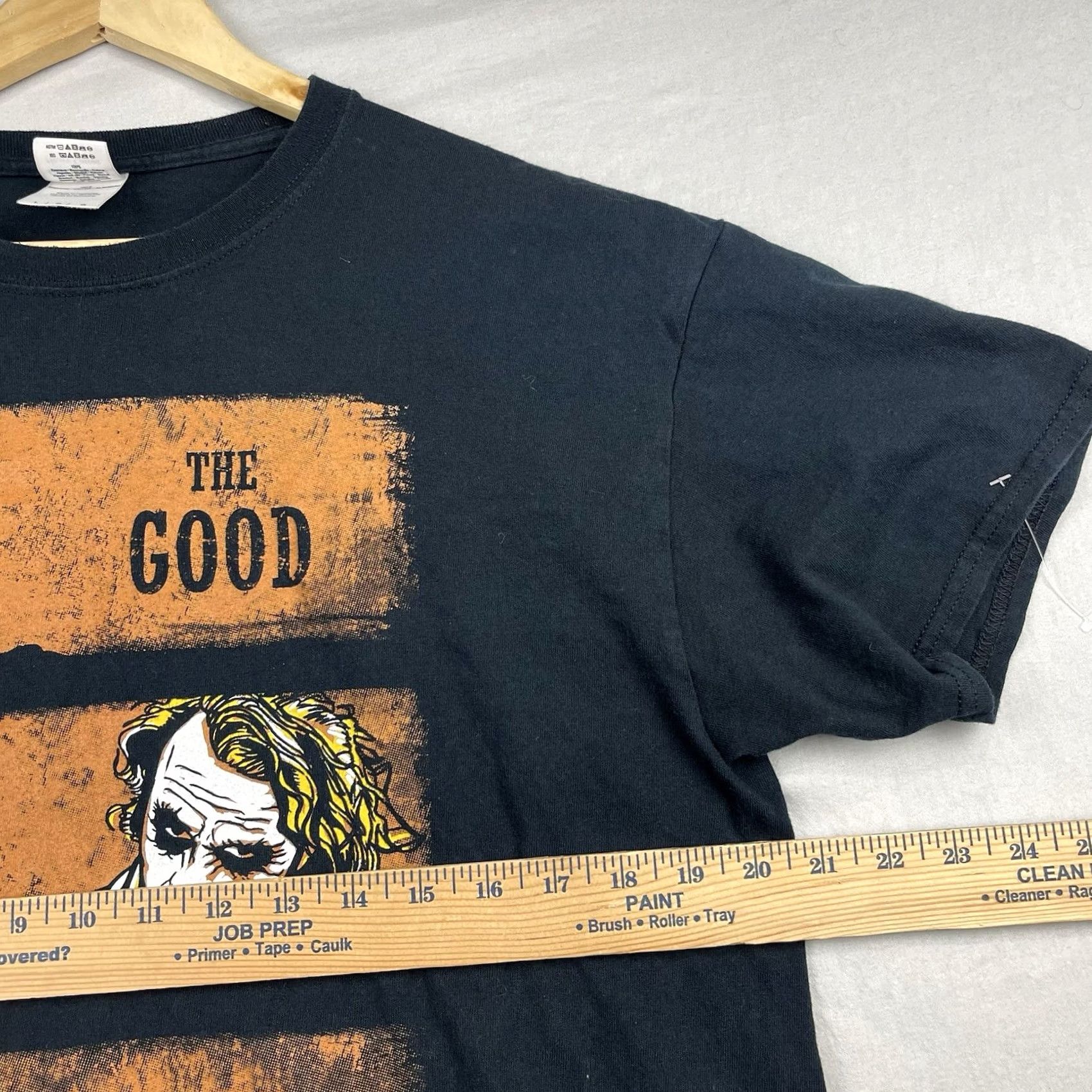 Gildan VINTAGE Batman Shirt Mens Large The Dark Knight Joker Two Face Good Mad Ugly Black Size US L / EU 52-54 / 3 - 3 Thumbnail
