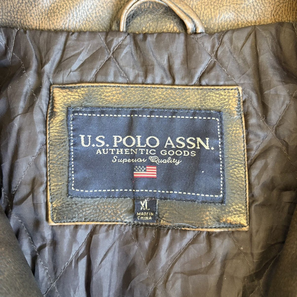 U.S. Polo Assn. US Polo Assn Leather Jacket Size US XL / EU 56 / 4 - 14 Thumbnail