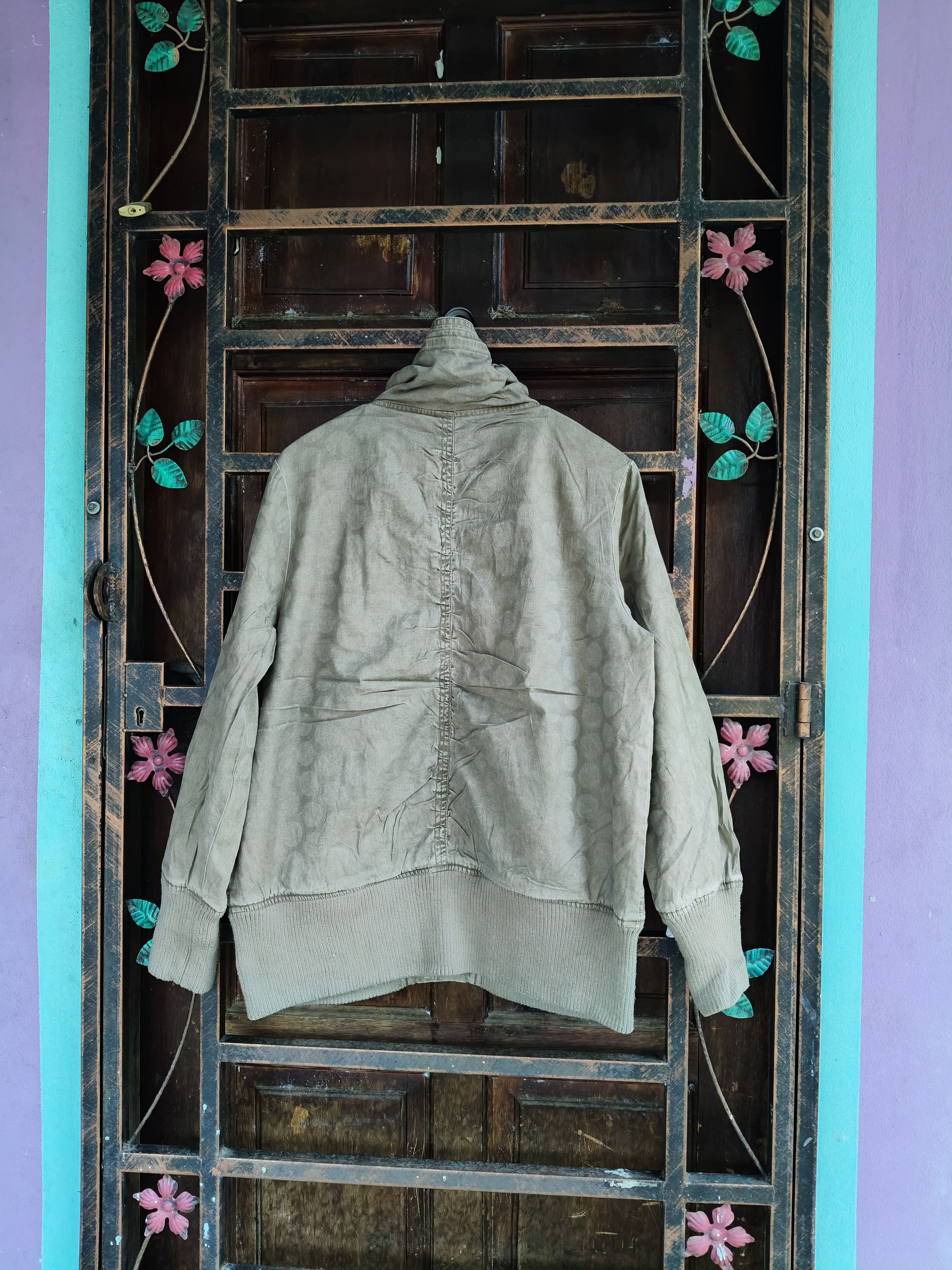 Japanese Brand Jinnee Button Up High Neck Jacket Size L / US 10 / IT 46 - 2 Thumbnail