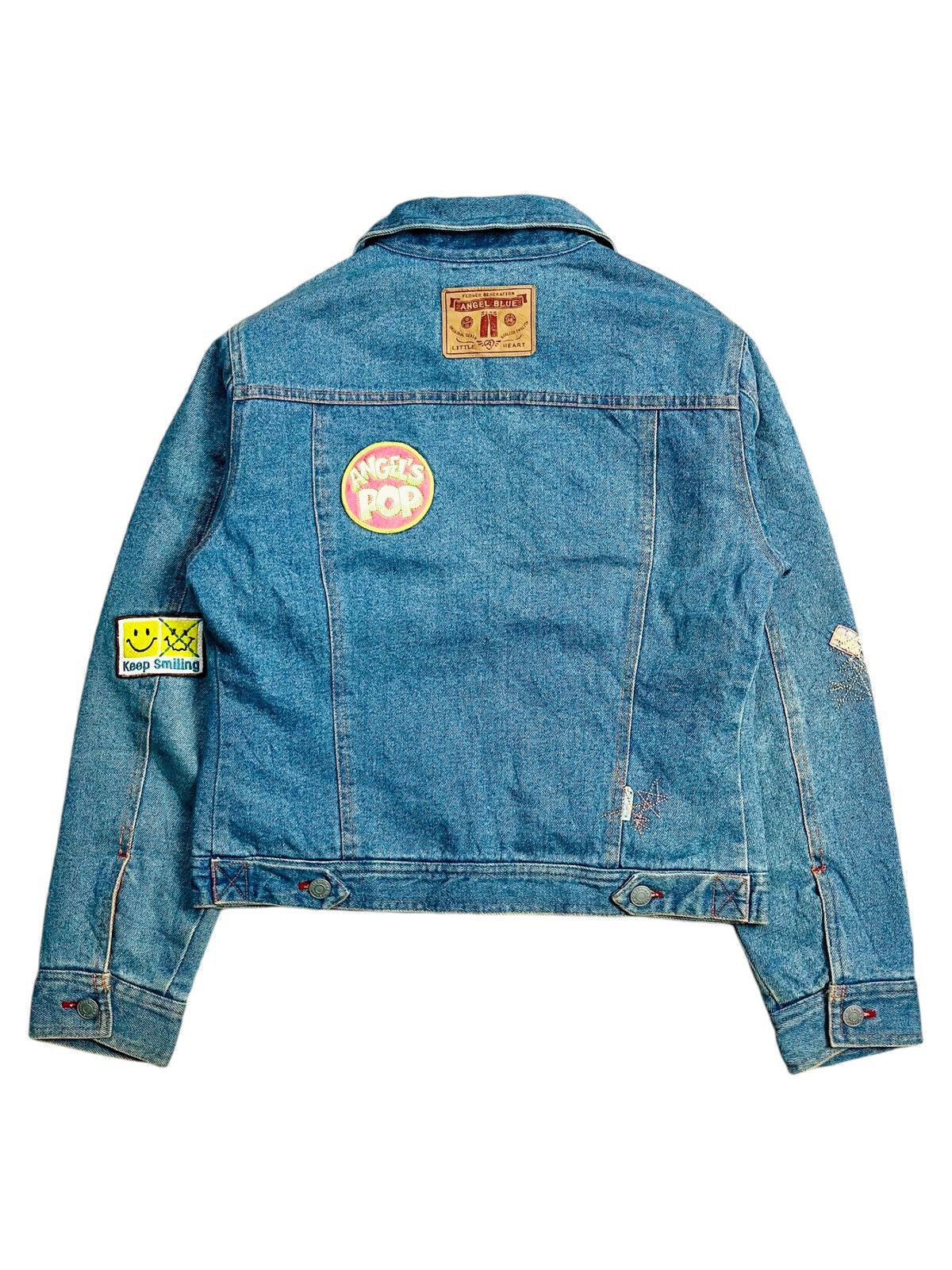 Angel Blue 2000s Angel Blue - Multipatch Hippie Style Denim Size M / US 6-8 / IT 42-44 - 7 Thumbnail