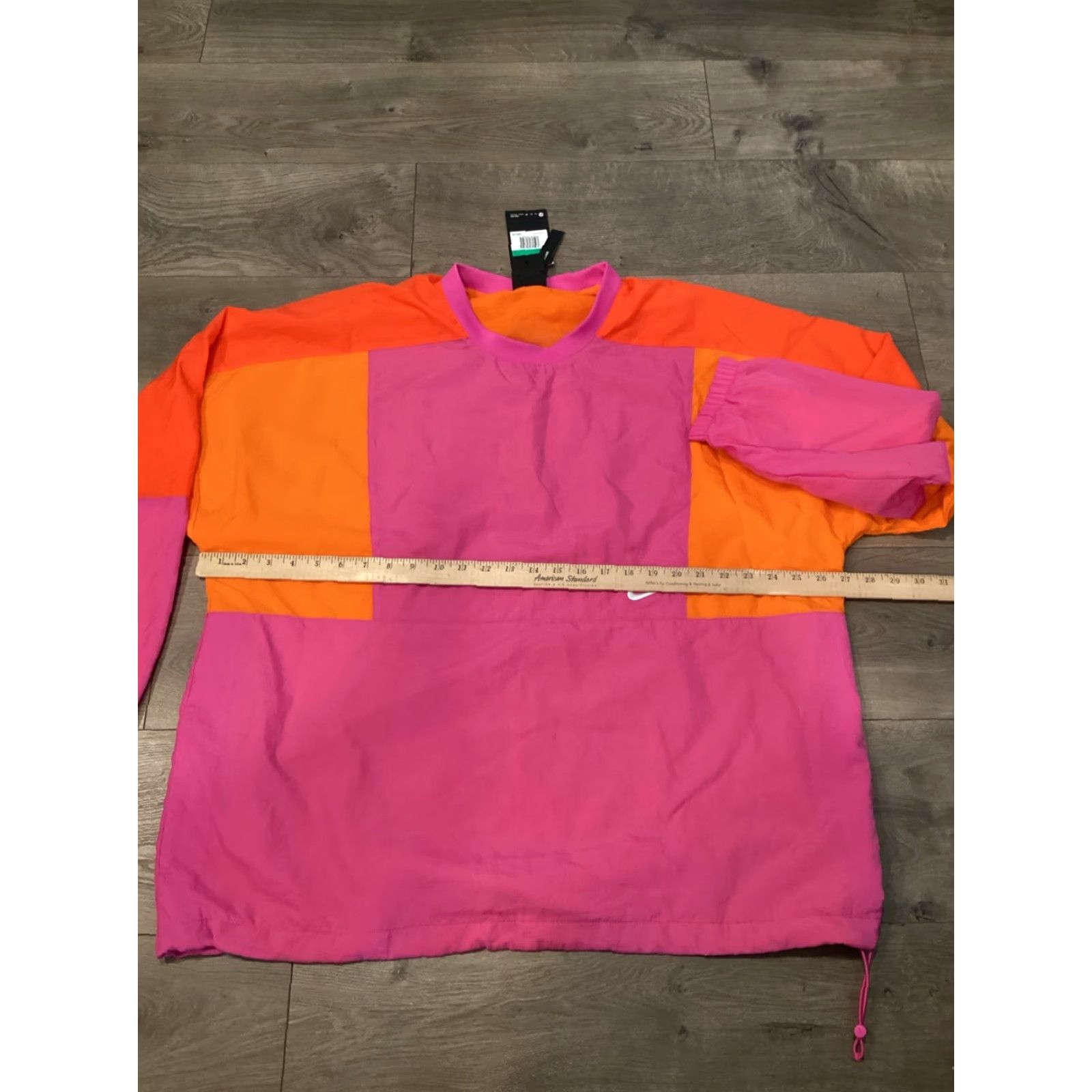 Nike VINTAGE Nike NSW Crewneck Windbreaker Jacket XL Purple Orange/Pink Mens Size US XL / EU 56 / 4 - 5 Thumbnail