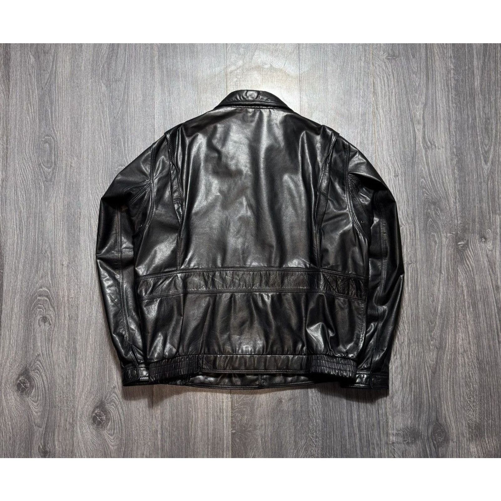 Vintage 90s Vintage Leather Aviator Pilot Leather Jacket Size US L / EU 52-54 / 3 - 7 Thumbnail