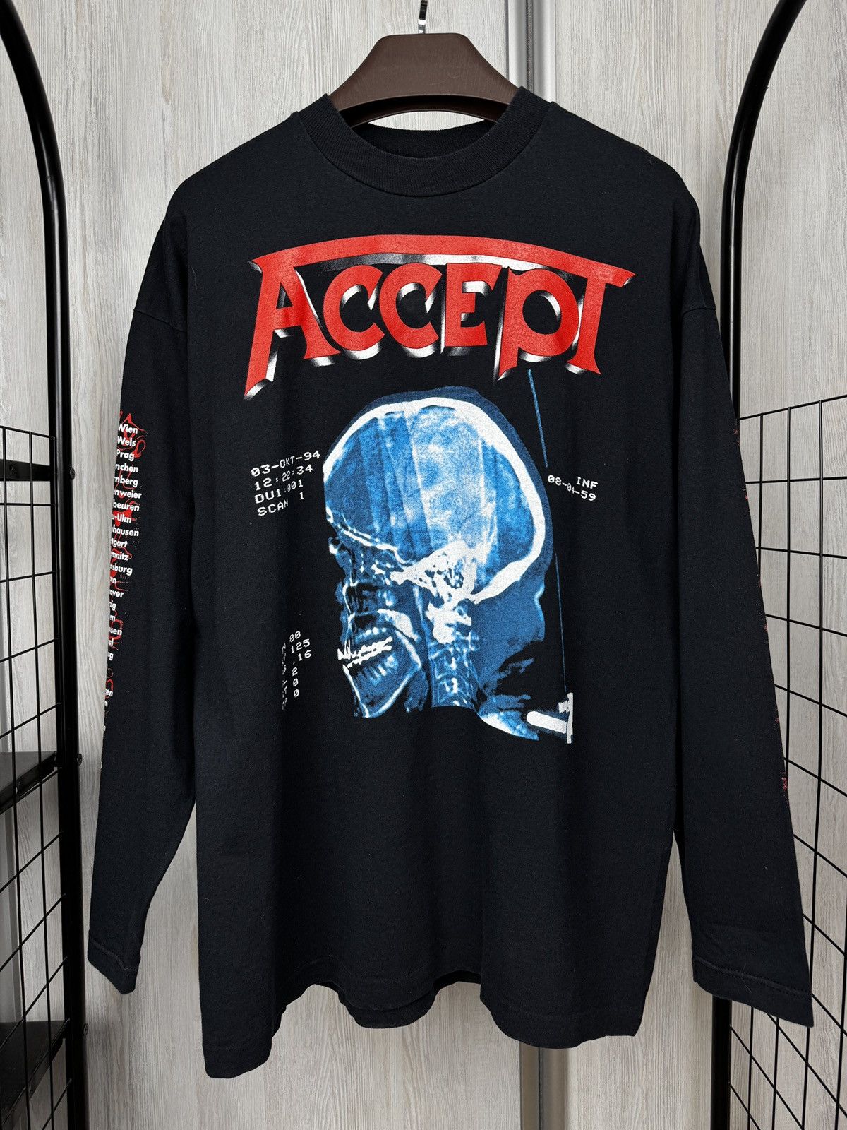 Band Tees Vintage ACCEPT tour ‘94 1994 Death Row Long Sleeve band tee Size US XL / EU 56 / 4 - 3 Thumbnail