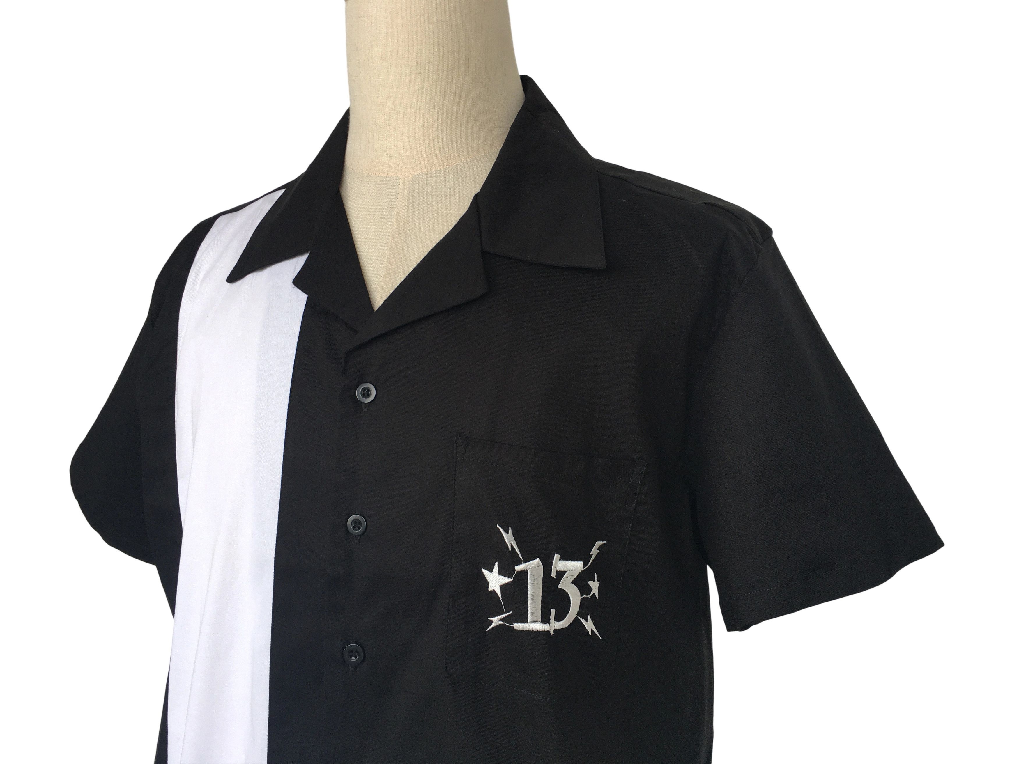 Other Black Embroidery Retro Shirts Short Sleeves-no 13 Size US L / EU 52-54 / 3 - 4 Thumbnail