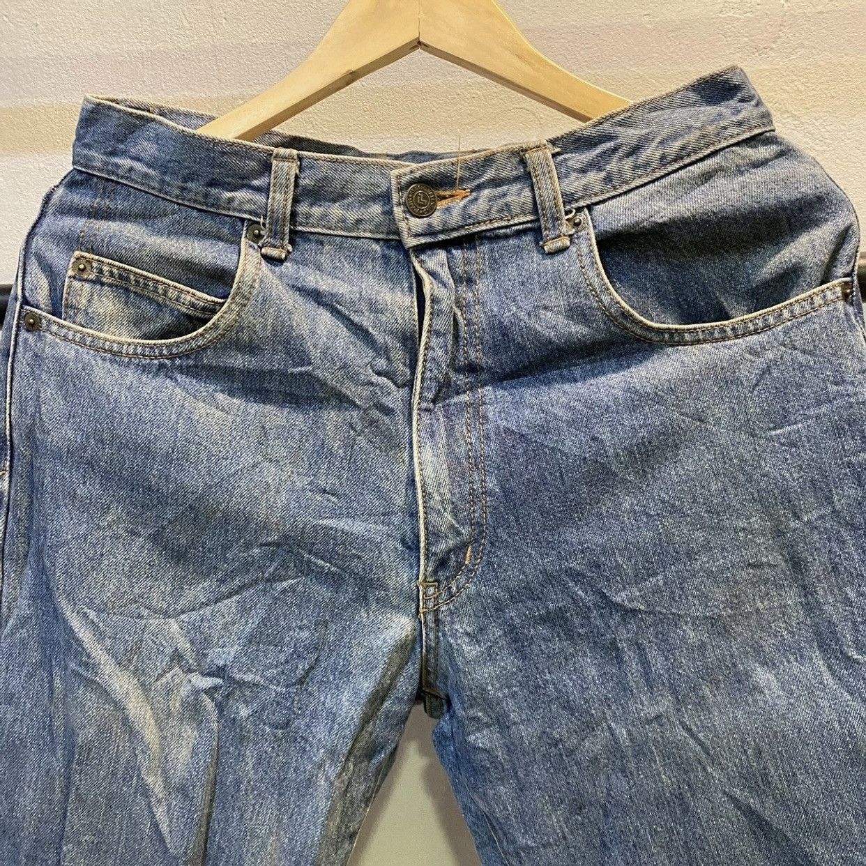 Mario Valentino Vintage Mario Valentino Grunge Spell Out Loose Jeans Size US 30 / EU 46 - 5 Thumbnail