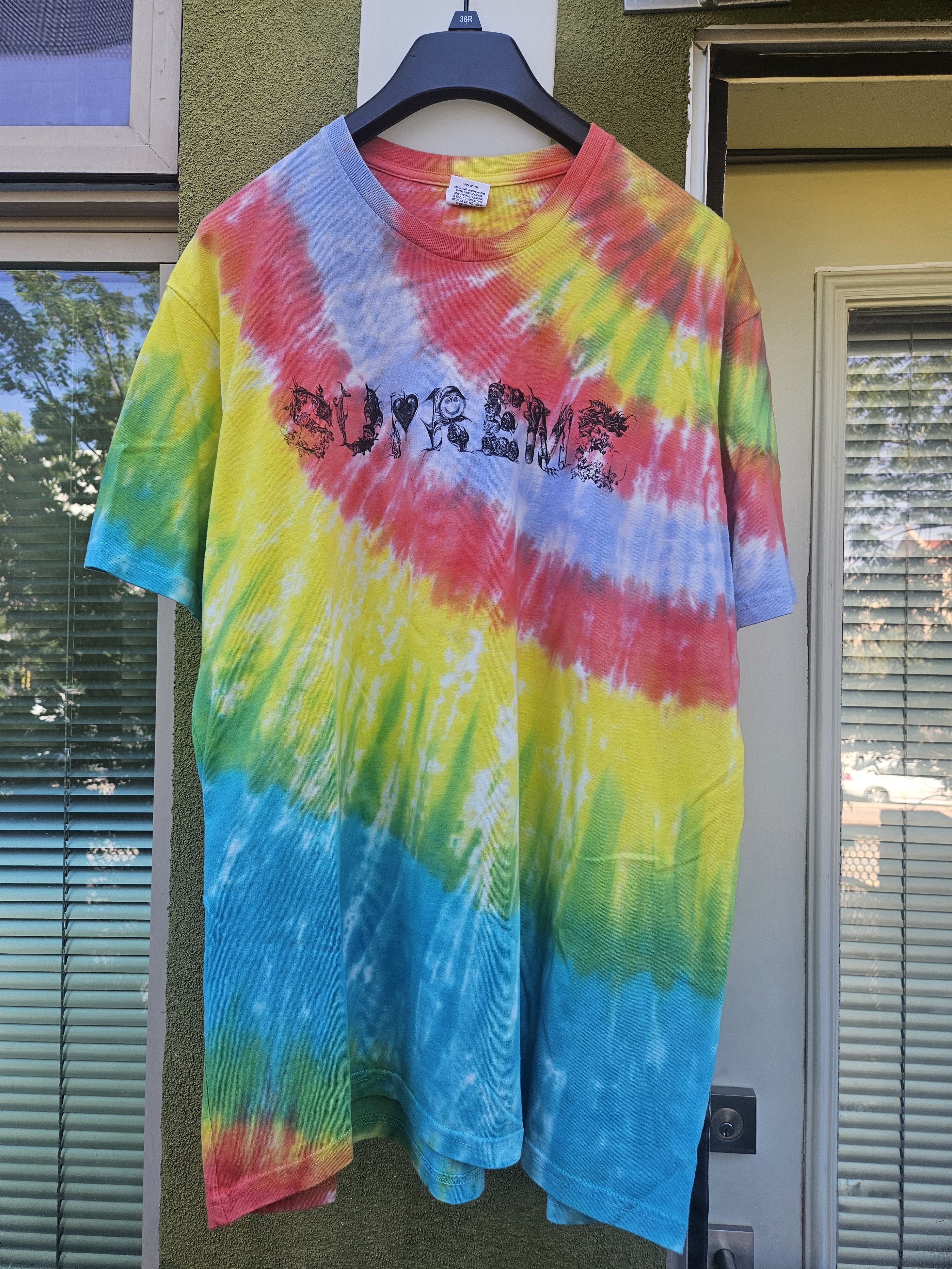 Supreme Oversized Morph Rainbow Tie Dye T Shirt Size US L / EU 52-54 / 3 - 1 Thumbnail
