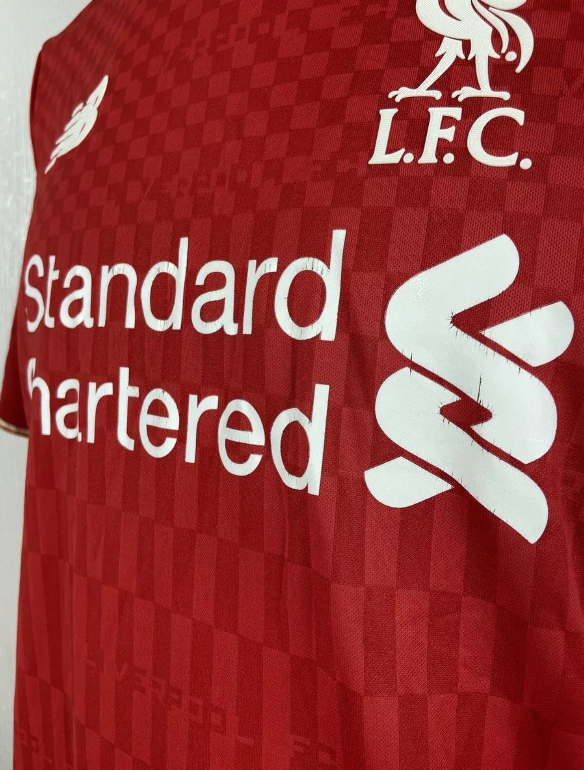 New Balance × Vintage Liverpool FC 2015/2016 Jersey Shirt New Balance Red Size M Size US M / EU 48-50 / 2 - 6 Thumbnail