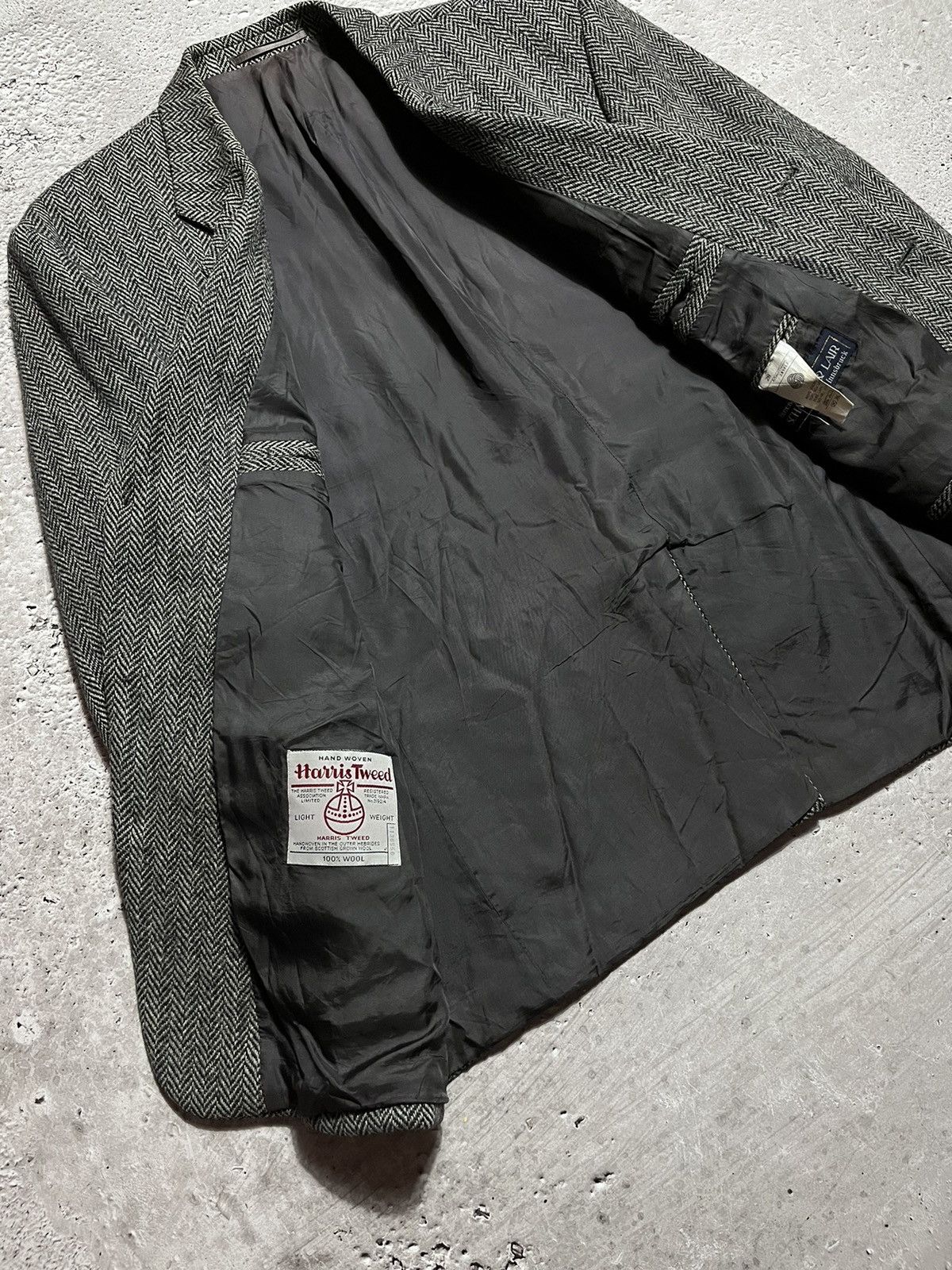 Designer × Harris Tweed Vintage Harris Tweed Wool Blazer Jacket Size US XL / EU 56 / 4 - 6 Thumbnail