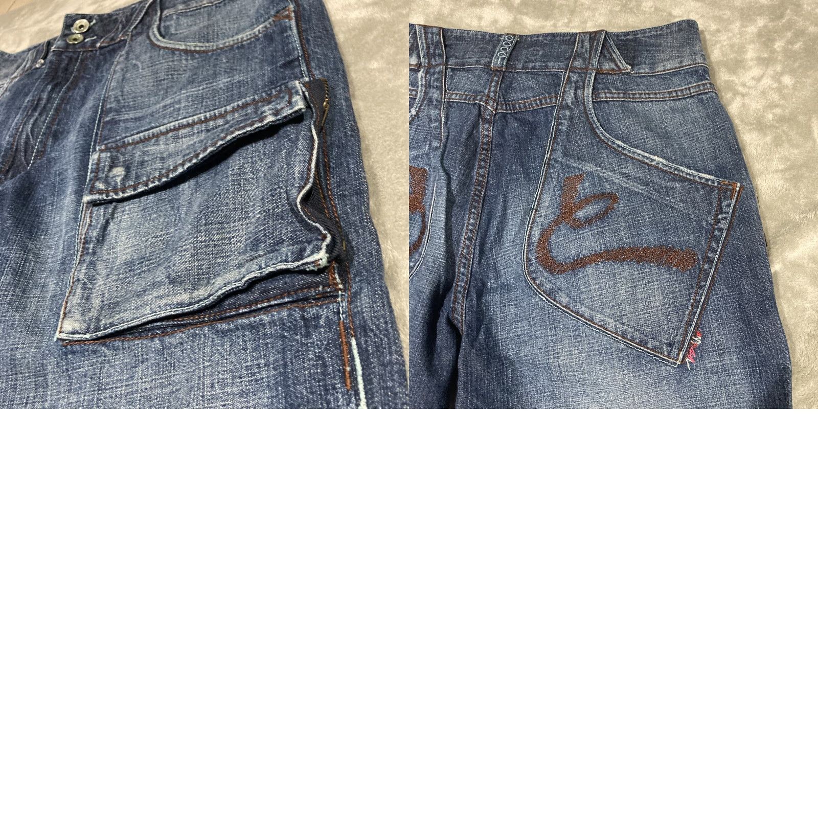 Coogi VINTAGE COOGI Jeans Australia Denim Embroidered Stitch Baggy Rap Hip Hop 36x34 Men Size US 36 / EU 52 - 8 Thumbnail