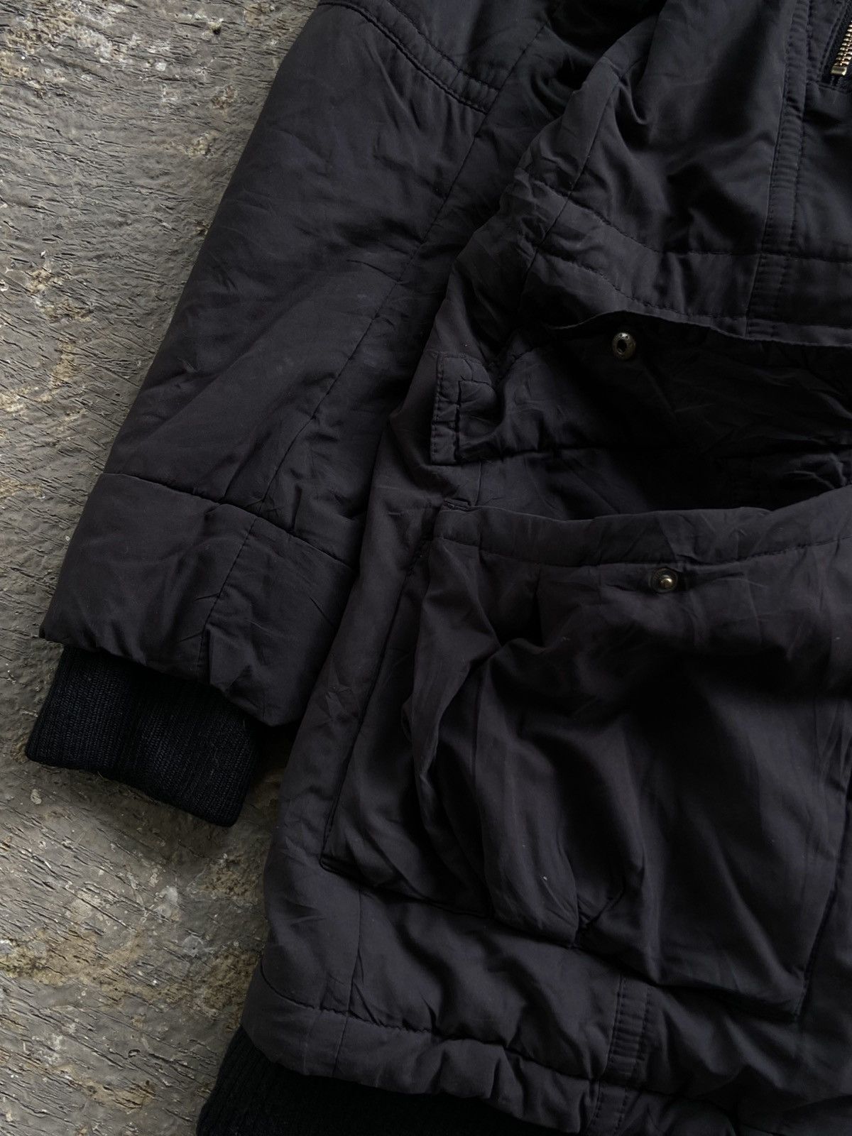 20471120 2000s Black by Moussy - Vkei Style Layered Sherpa Jacket Size US M / EU 48-50 / 2 - 15 Thumbnail