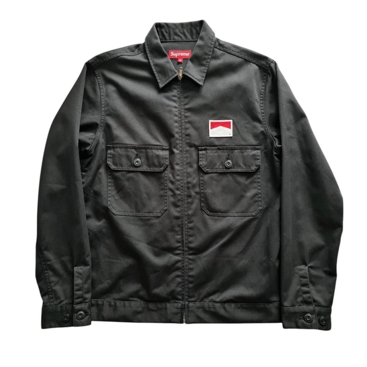 美品:Ｍ:Supreme Marlboro Work Jacket 黒 Supreme Supreme FW 2009 Marlboro Work Jacket | Grailed