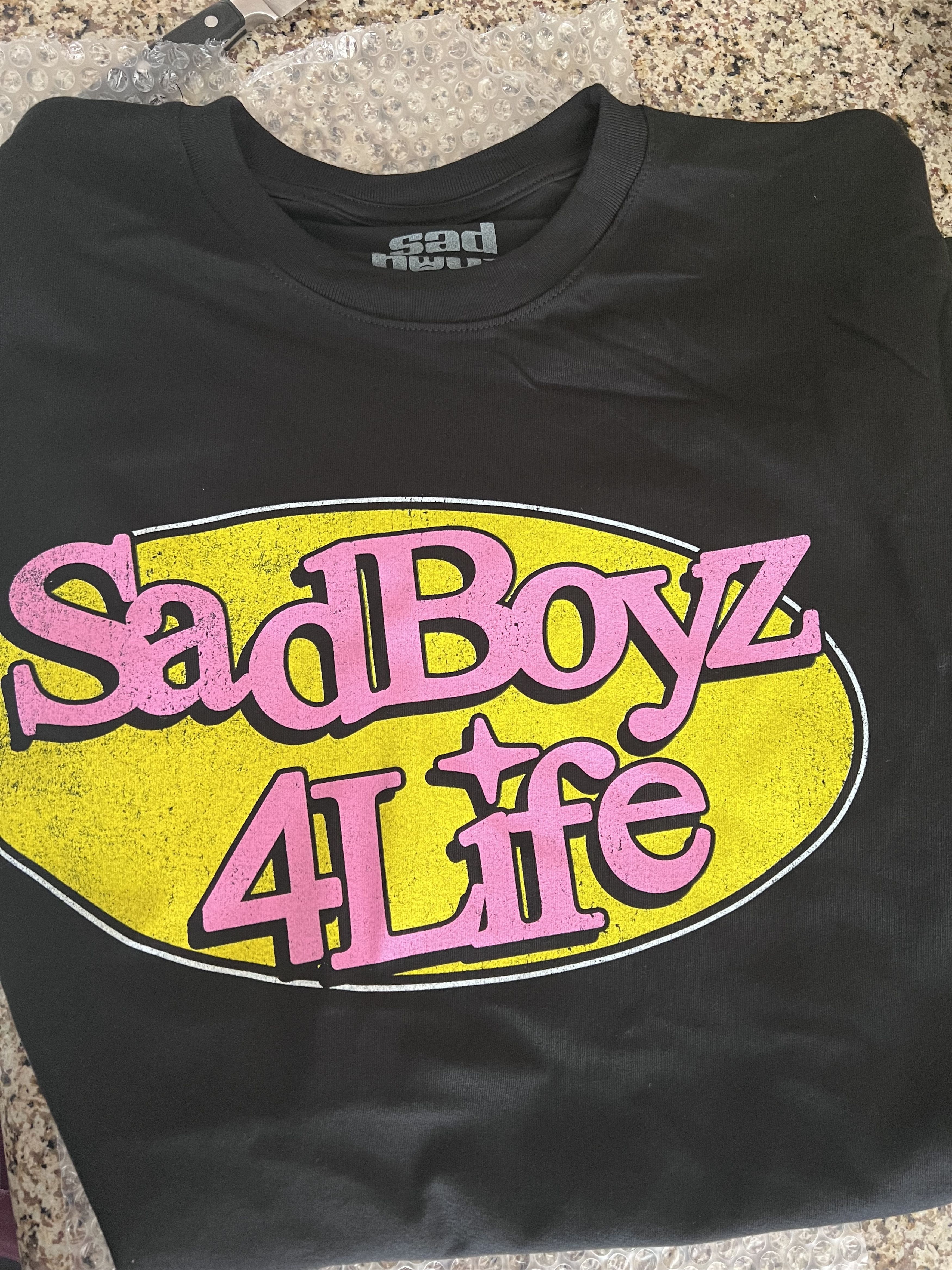 Sad Boys SAD BOYZ 4 Life Black - Que Siga La Mata Dando, Cherub, New Size US XL / EU 56 / 4 - 4 Thumbnail