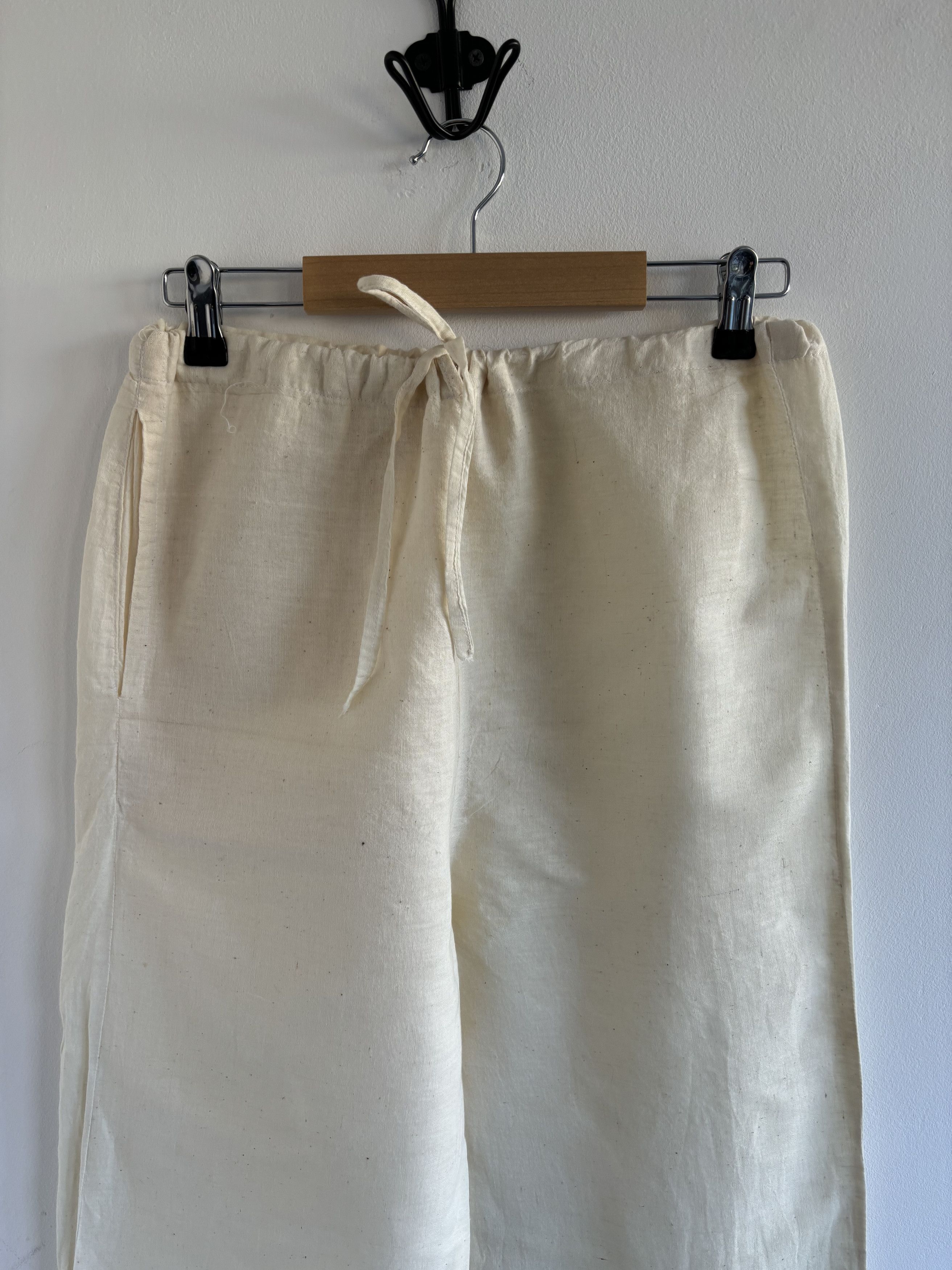 Handmade × Japanese Brand Linen Japanese Simple Pants Size US 30 / EU 46 - 3 Thumbnail