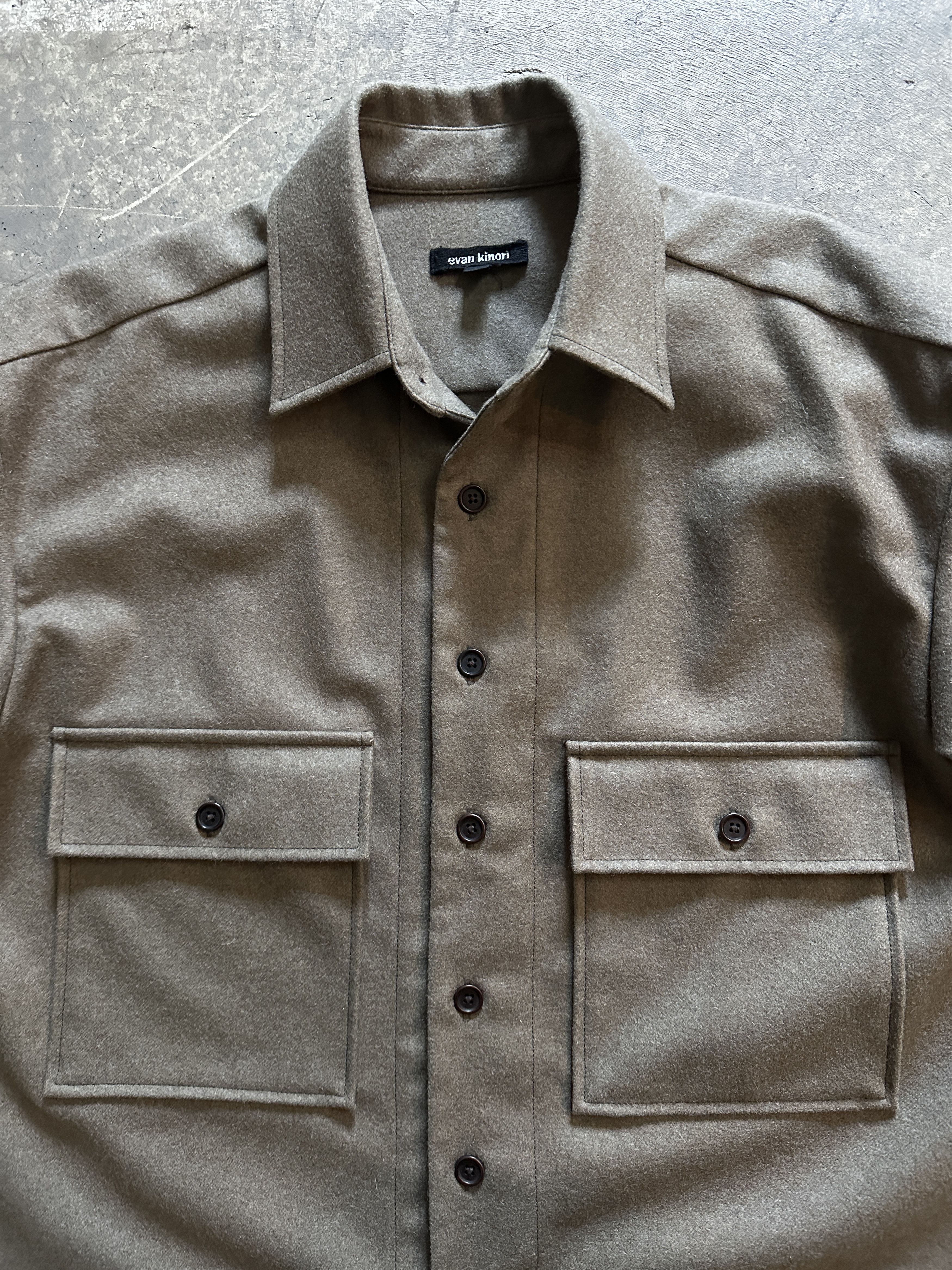 Evan Kinori Big Shirt - Wool Size US M / EU 48-50 / 2 - 3 Thumbnail