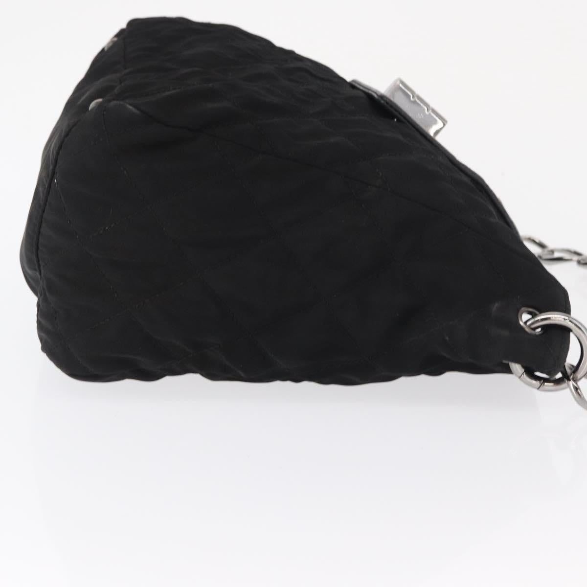 Chanel Chanel Nylon Chain Shoulder Bag Black Size ONE SIZE - 3 Thumbnail