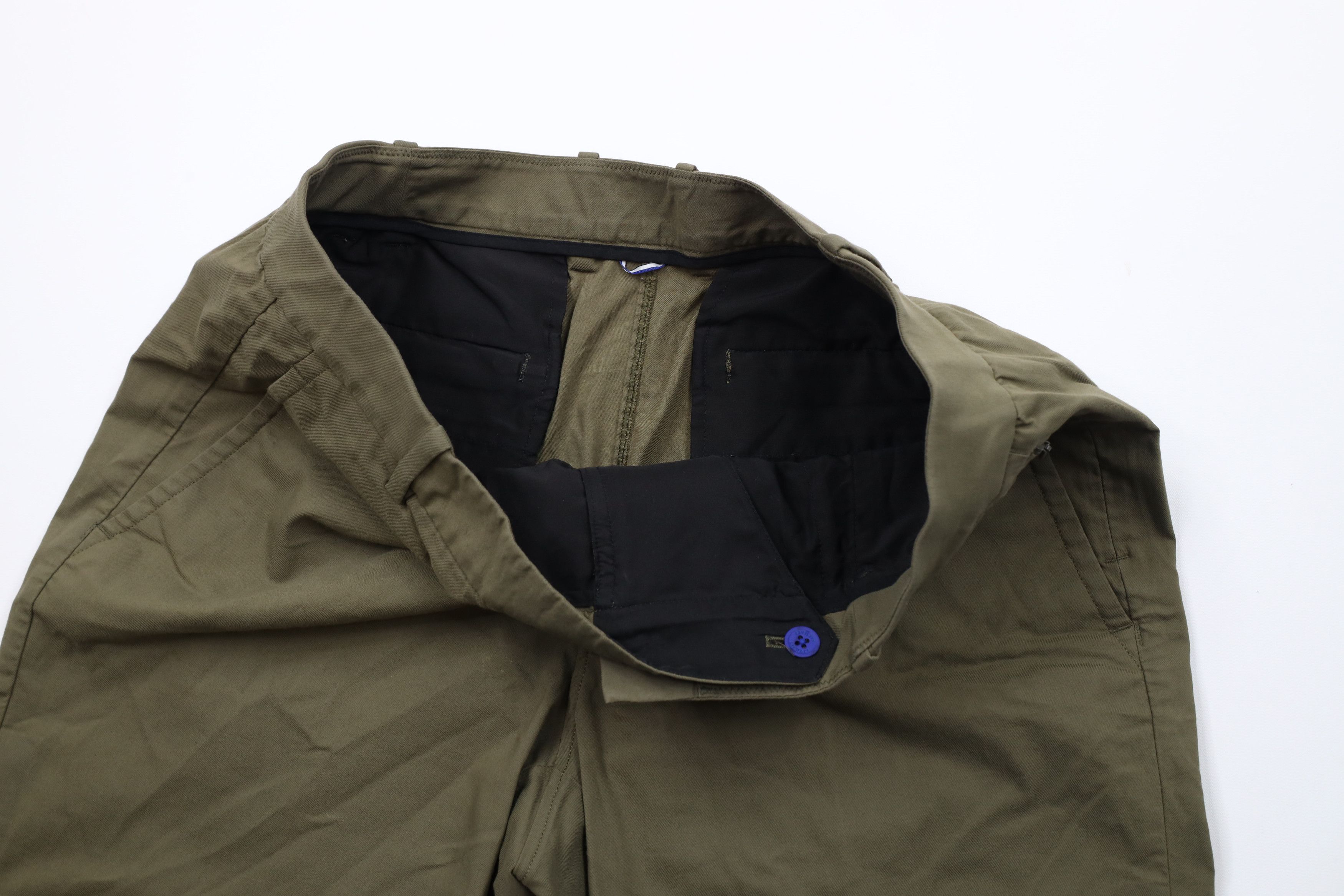 Kit and Ace × Vintage Kit & Ace Flat Front Above Knee Tech Chino Shorts Olive Size US 32 / EU 48 - 7 Thumbnail