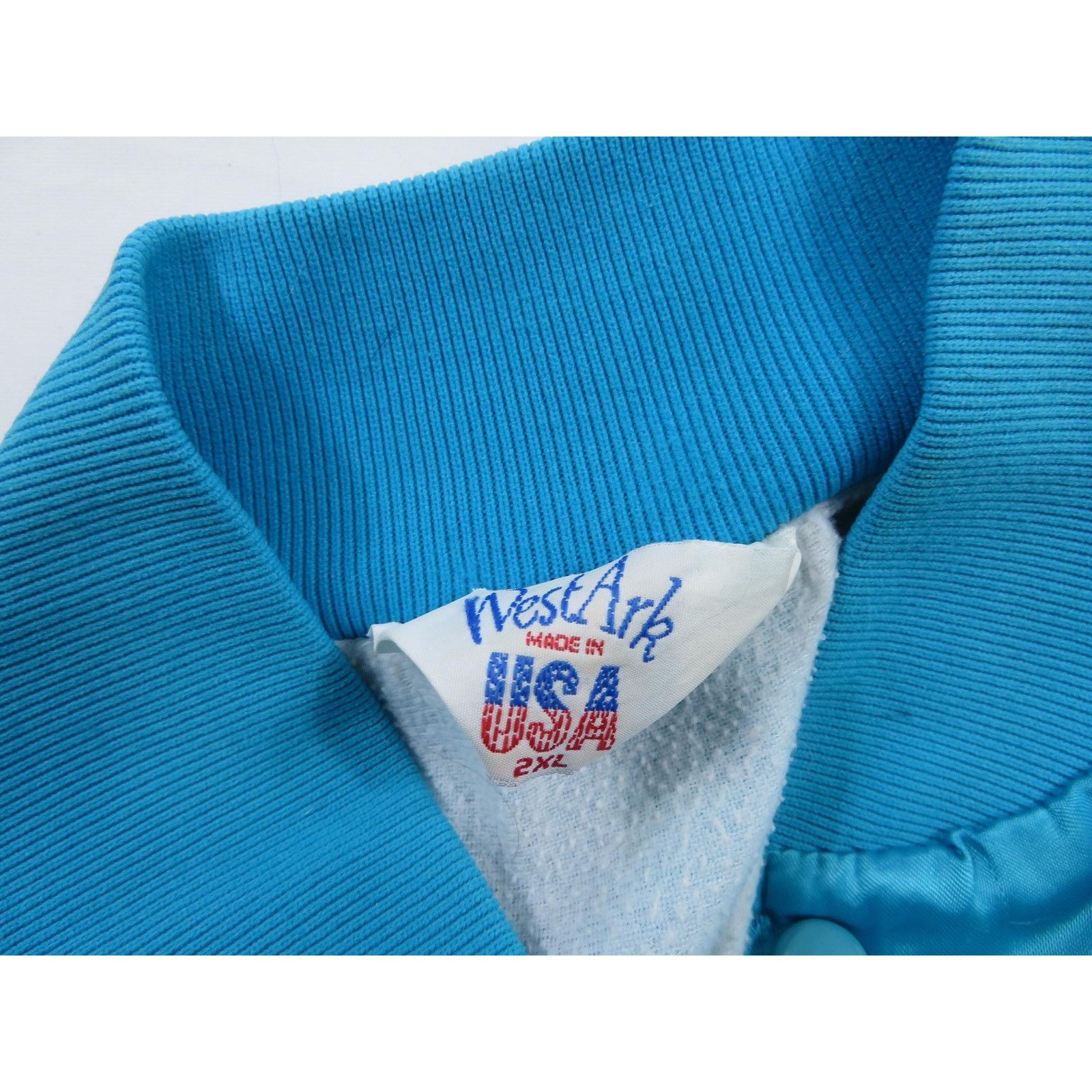 Other Toolies Country Bar Saloon Phoenix Blue Satin Jacket Sz XL Size US XL / EU 56 / 4 - 5 Thumbnail