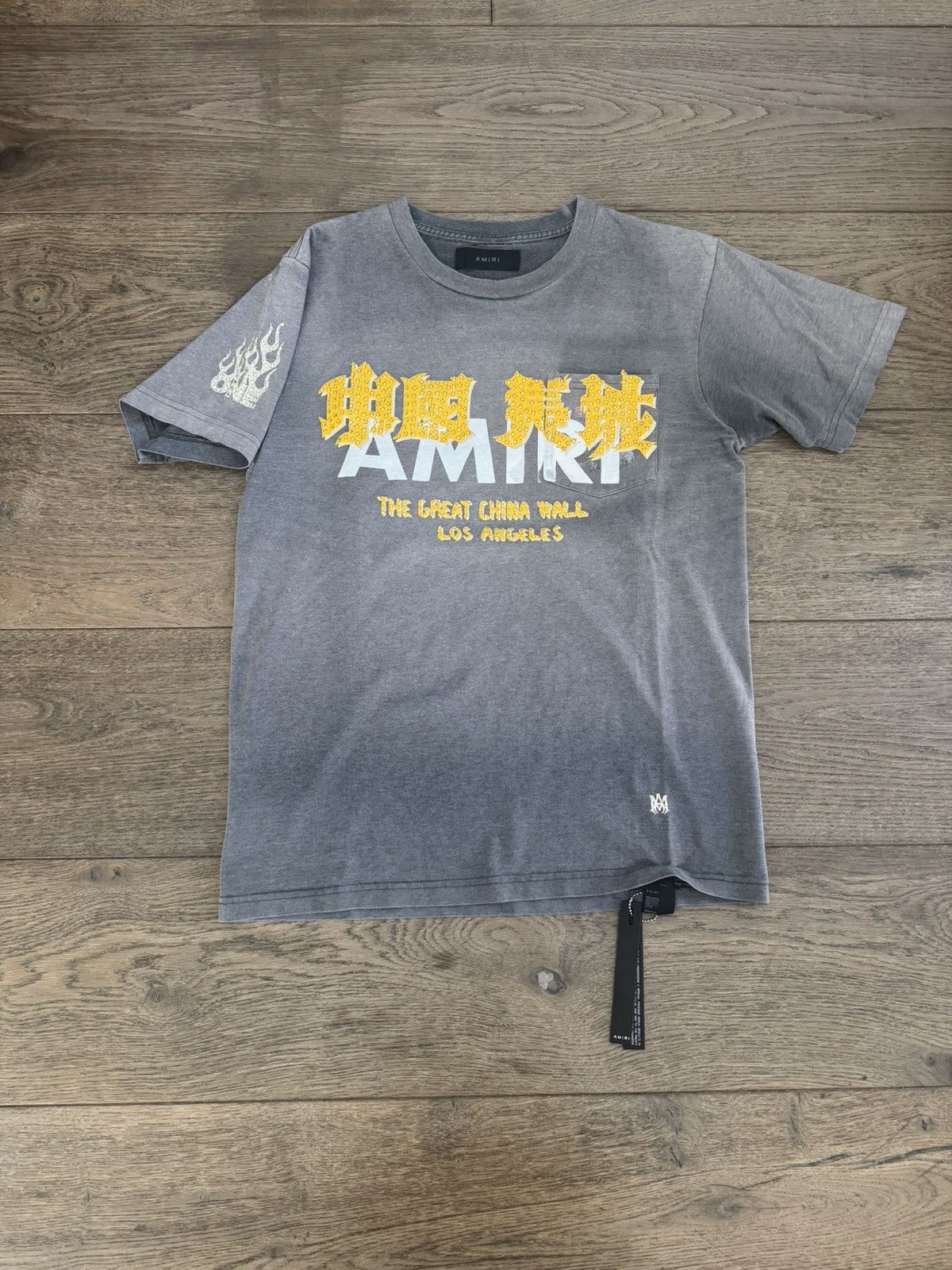 Amiri Amiri tgcw crystao vintage tee Size US S / EU 44-46 / 1 - 1 Thumbnail