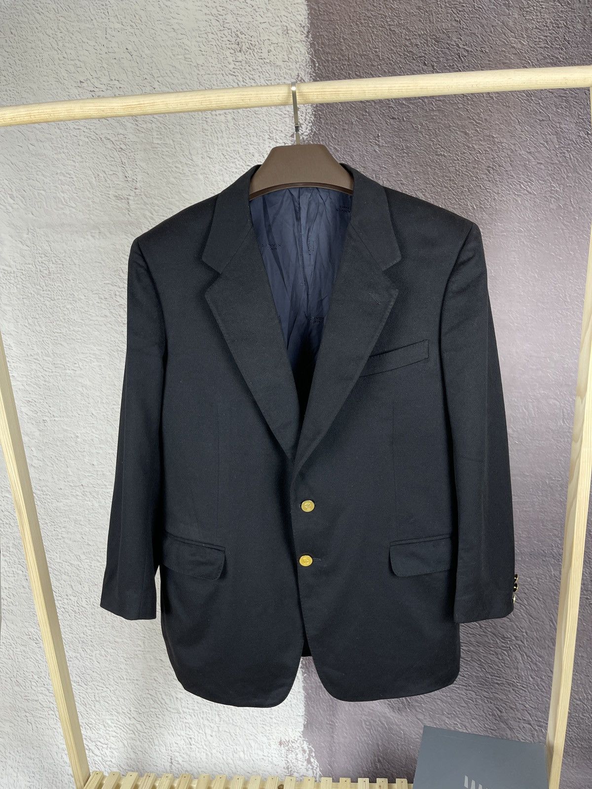 Lanvin Lanvin 100% cashmere 2 button blazer sport coat Size 44R - 2 Thumbnail