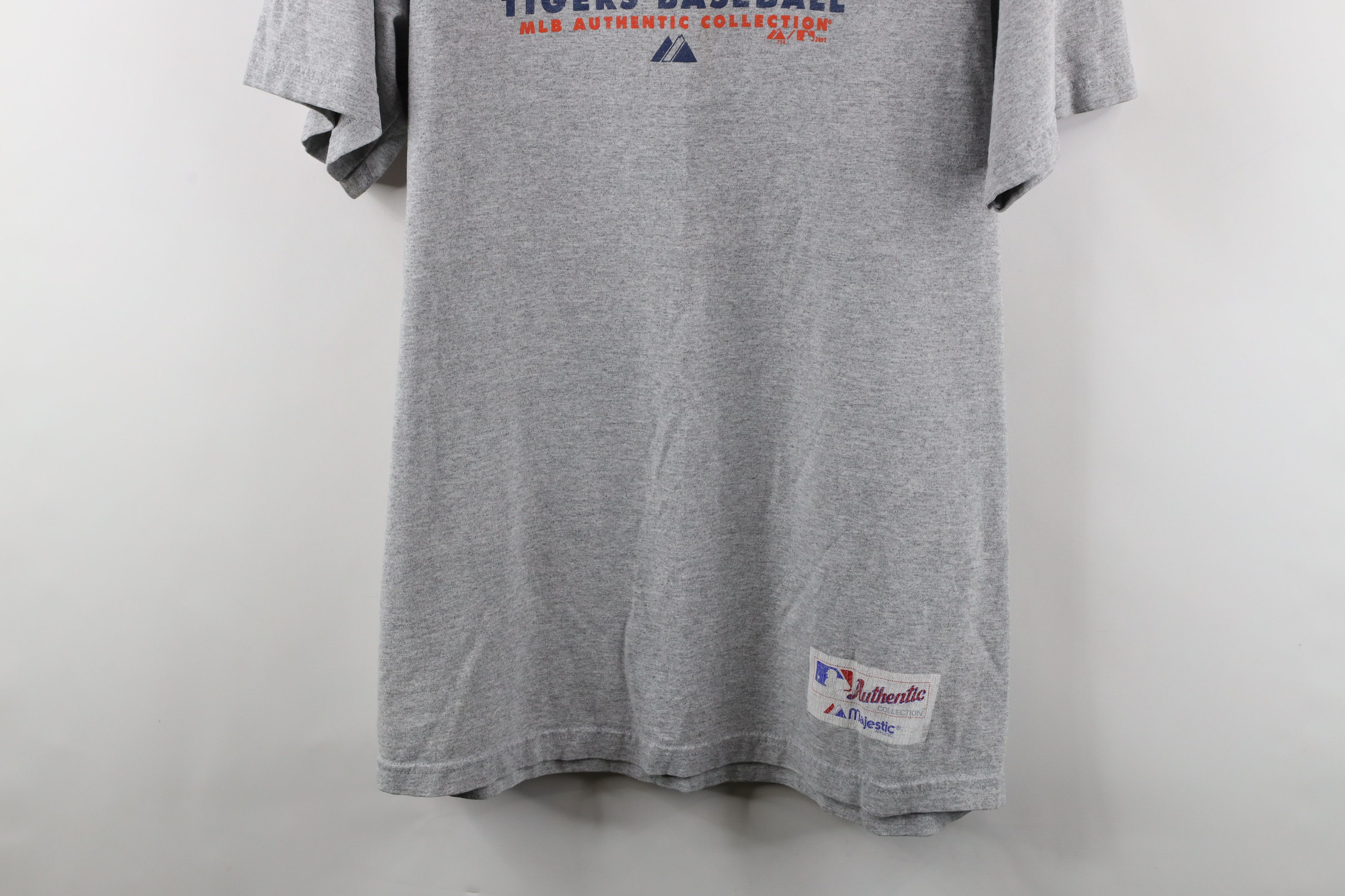 Majestic × Vintage Vintage Y2K 2007 Majestic Detroit Tigers Baseball T-Shirt Size US L / EU 52-54 / 3 - 3 Thumbnail