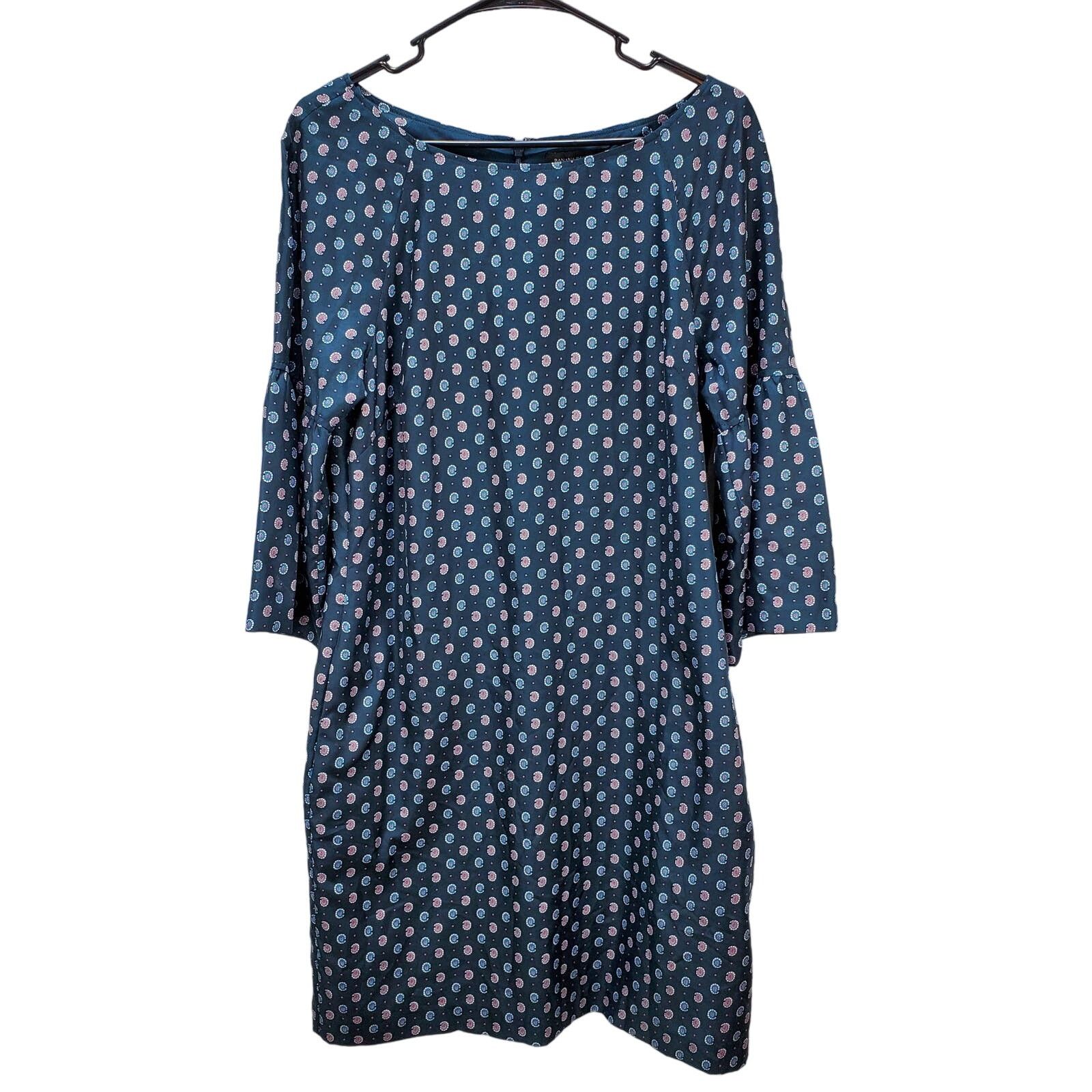 Banana Republic Banana Republic Dress Womens Medium Shift Midi Blue Size M / US 6-8 / IT 42-44 - 1 Thumbnail