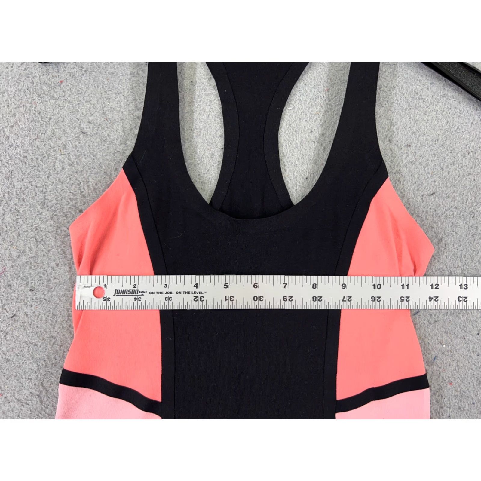 Lululemon Lululemon Shirt Women 2 Black Coral Cool Racerback Tank Top Surf Bonded Size XS / US 0-2 / IT 36-38 - 6 Thumbnail