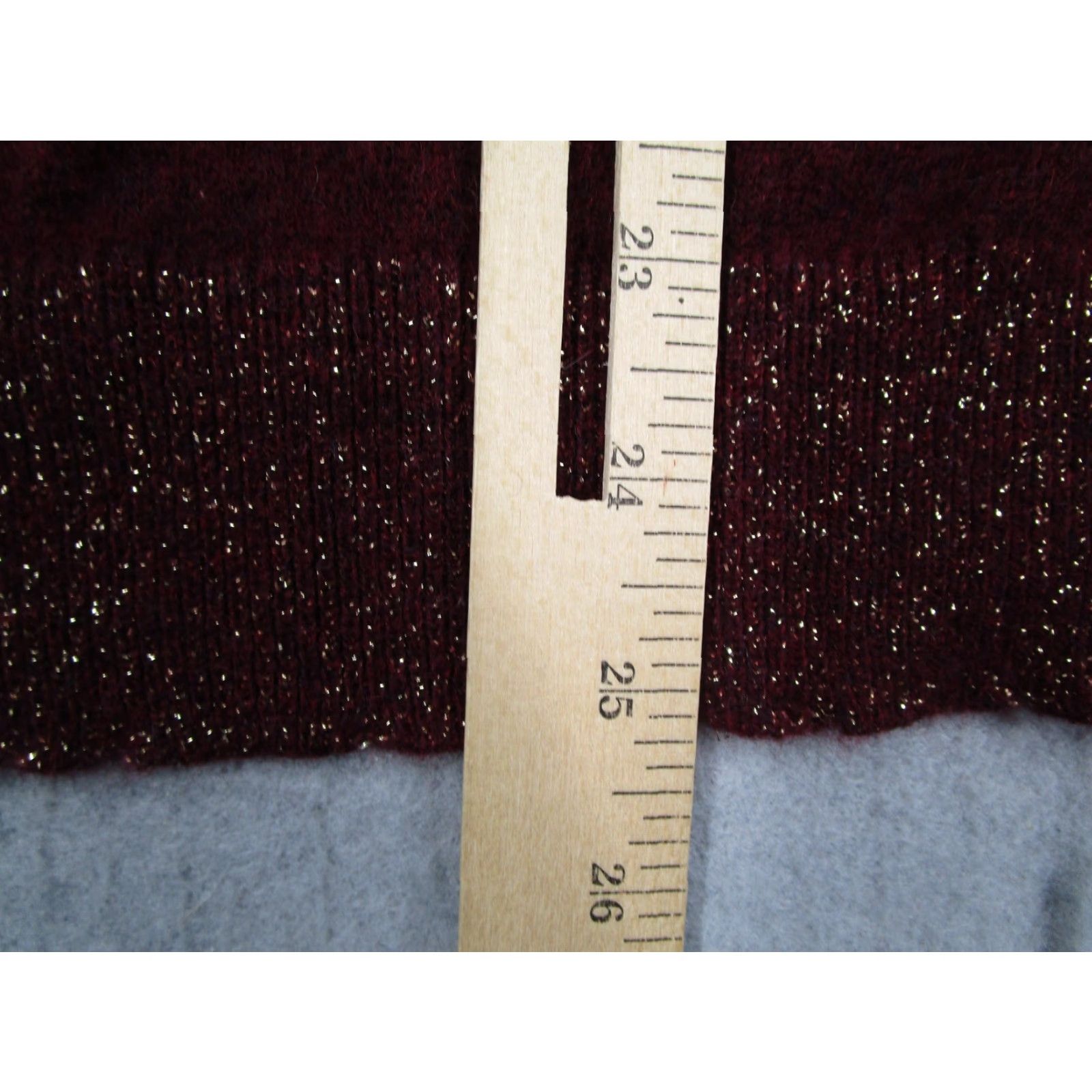 Zadig & Voltaire Zadig & Voltaire Sweater Womens Medium Red Cici Patch C Lurex Star Cashmere Size M / US 6-8 / IT 42-44 - 6 Thumbnail