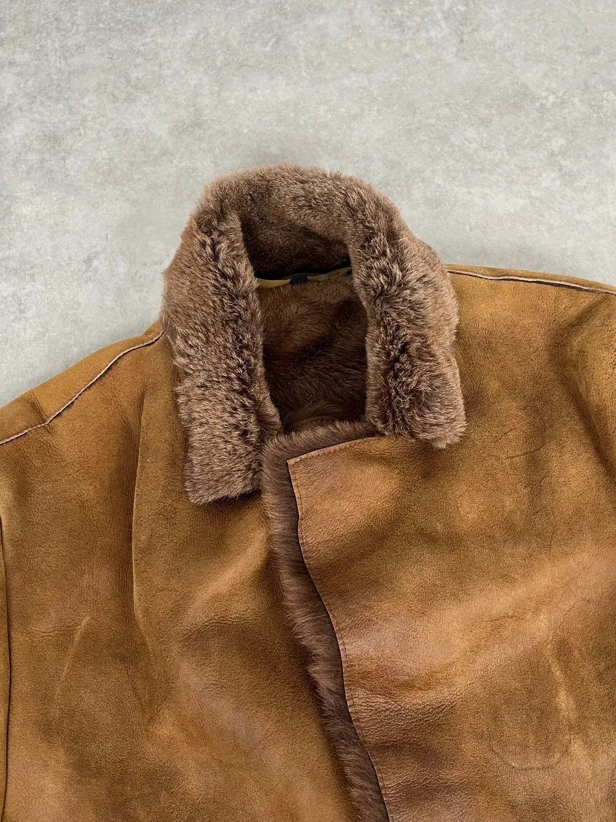 Roberto Cavalli AW2005 Cavalli Royal Brown Shearling Long Jacket Size US M / EU 48-50 / 2 - 4 Thumbnail