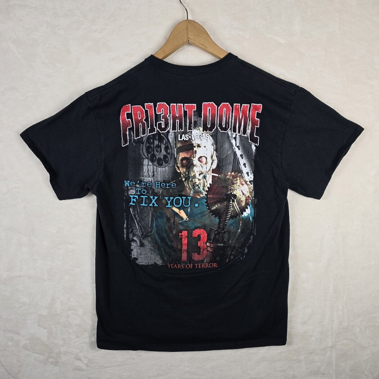 Delta Fright Dome Las Vegas 13 Years Of Terror Shirt Large Horror Size US L / EU 52-54 / 3 - 2 Thumbnail
