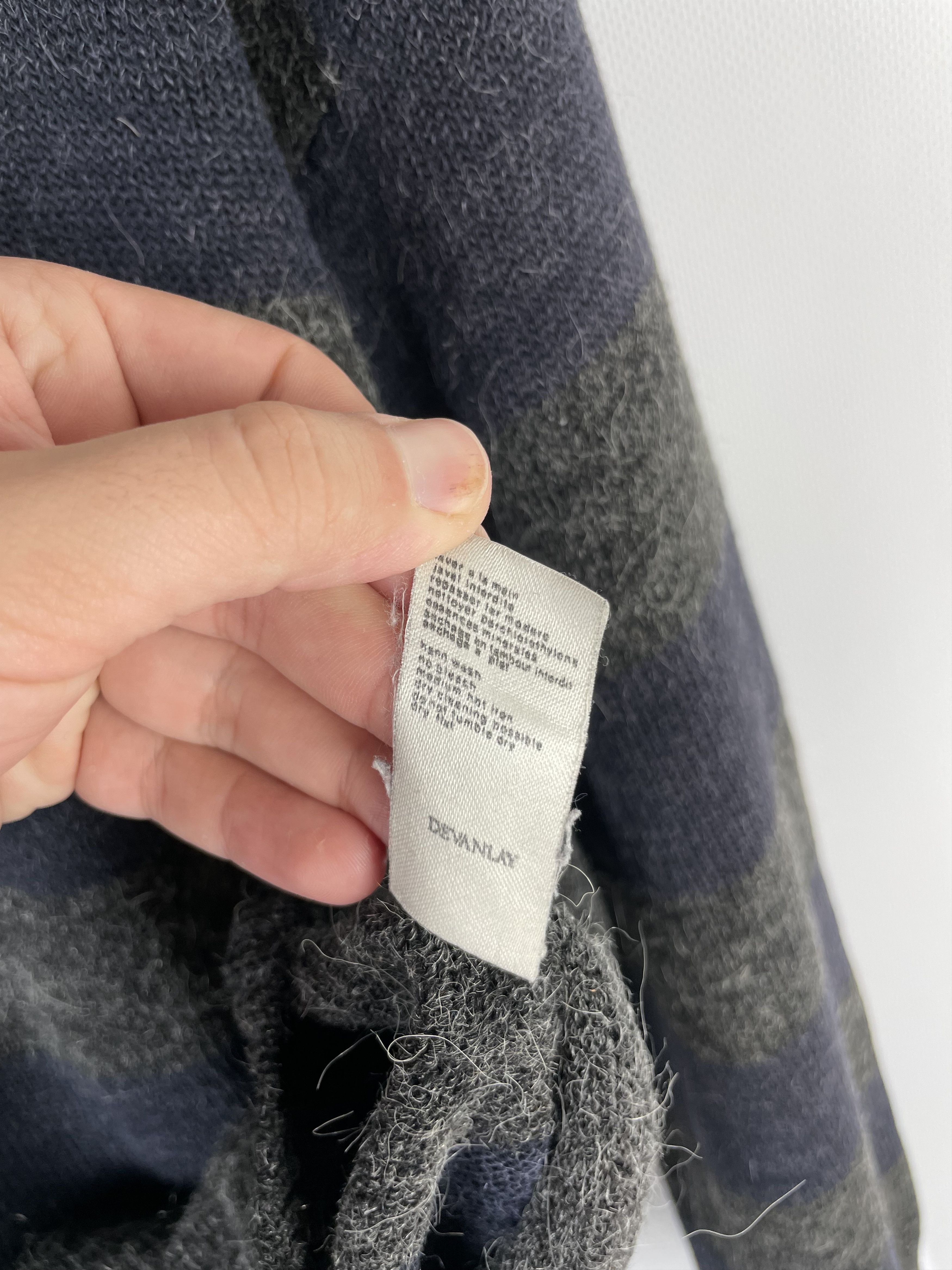 Lacoste × Vintage Lacoste Vintage Check Knit Sweater Size US L / EU 52-54 / 3 - 7 Thumbnail