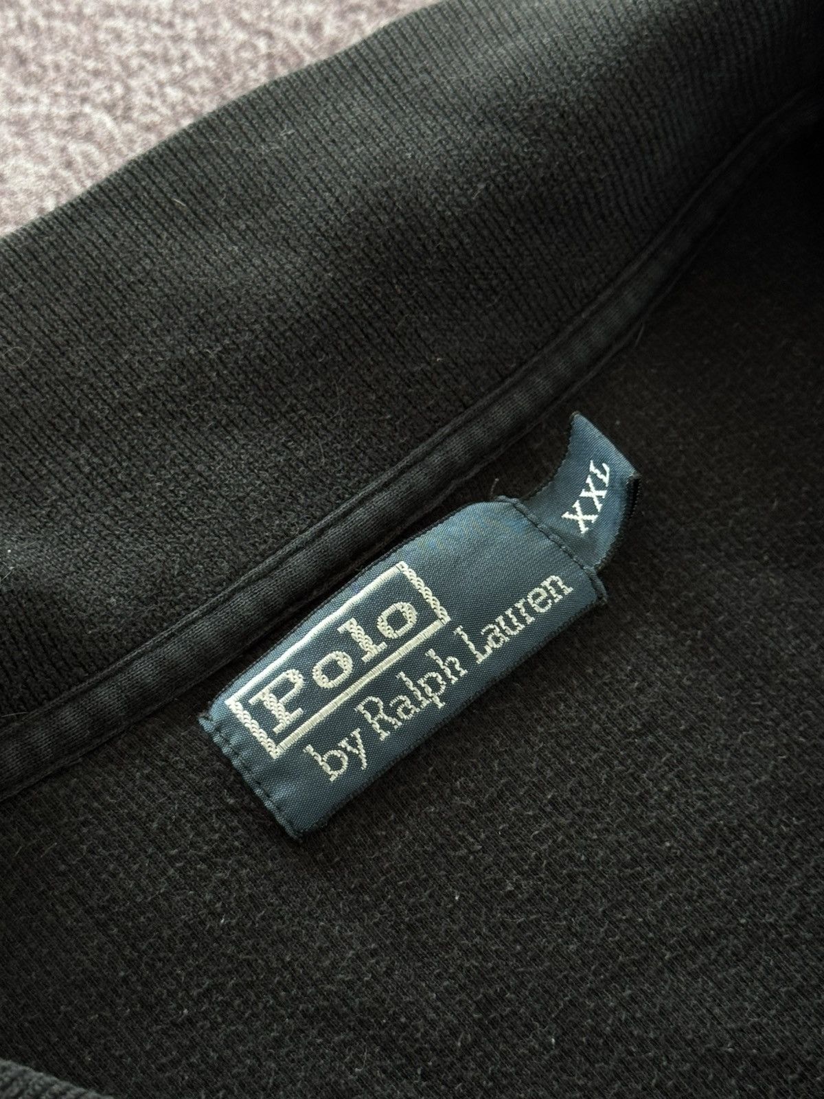 Polo Ralph Lauren Vintage Polo Ralph Lauren Distressed 1/3 Zip Sweater Size US XXL / EU 58 / 5 - 8 Thumbnail