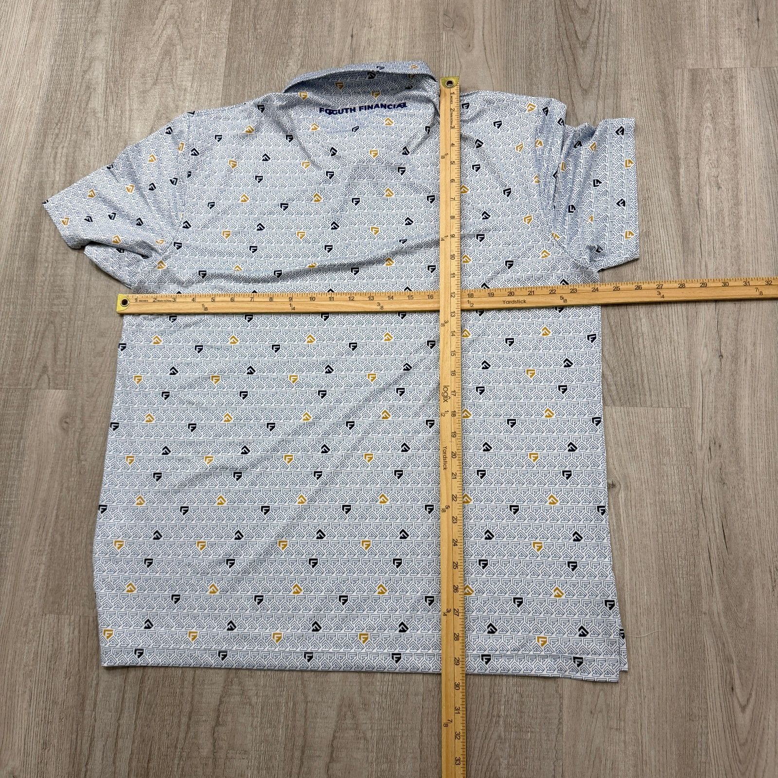 Vintage Fore Fathers Polo Shirt Men's Extra Large Geometric NEW Size US XL / EU 56 / 4 - 9 Thumbnail