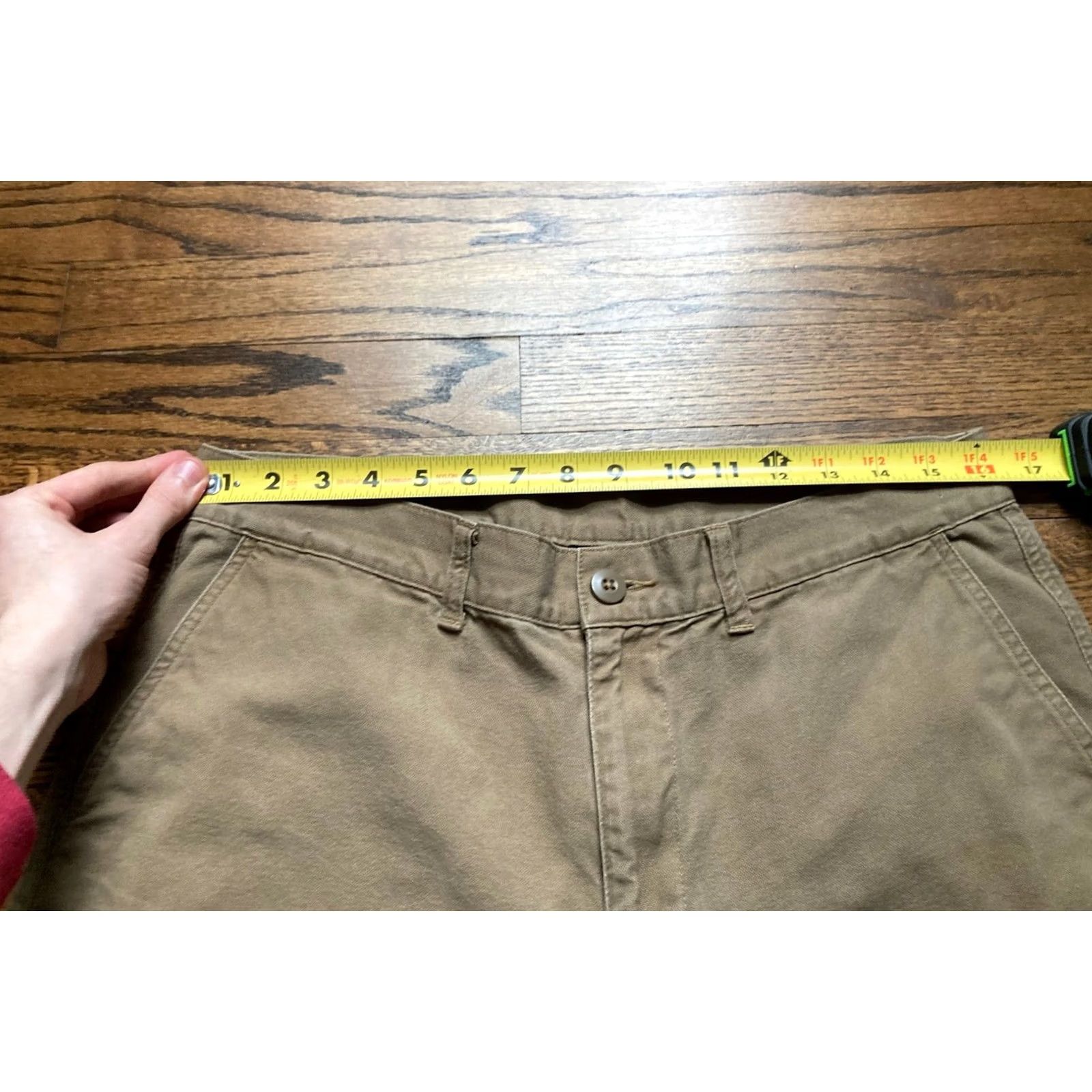 Patagonia Patagonia Pants Mens 34 Khaki Canvas Cotton 34x29 Regular Straight Logo 34x29 Mens Brown Khakis Casual Size US 34 / EU 50 - 3 Thumbnail