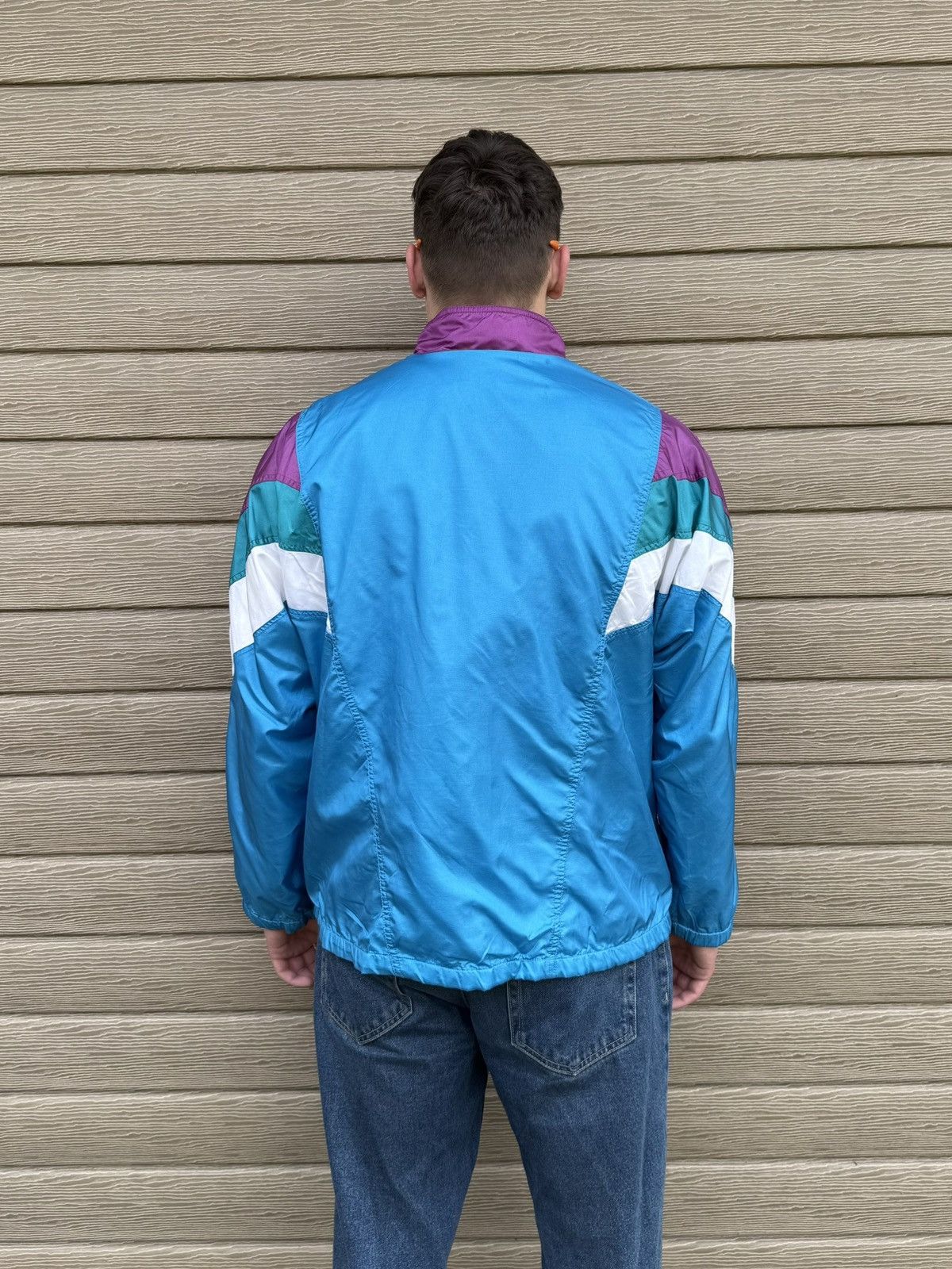 Adidas Vintage Adidas Trefoil Windbreaker Track Jacket 90s Size US XL / EU 56 / 4 - 3 Thumbnail
