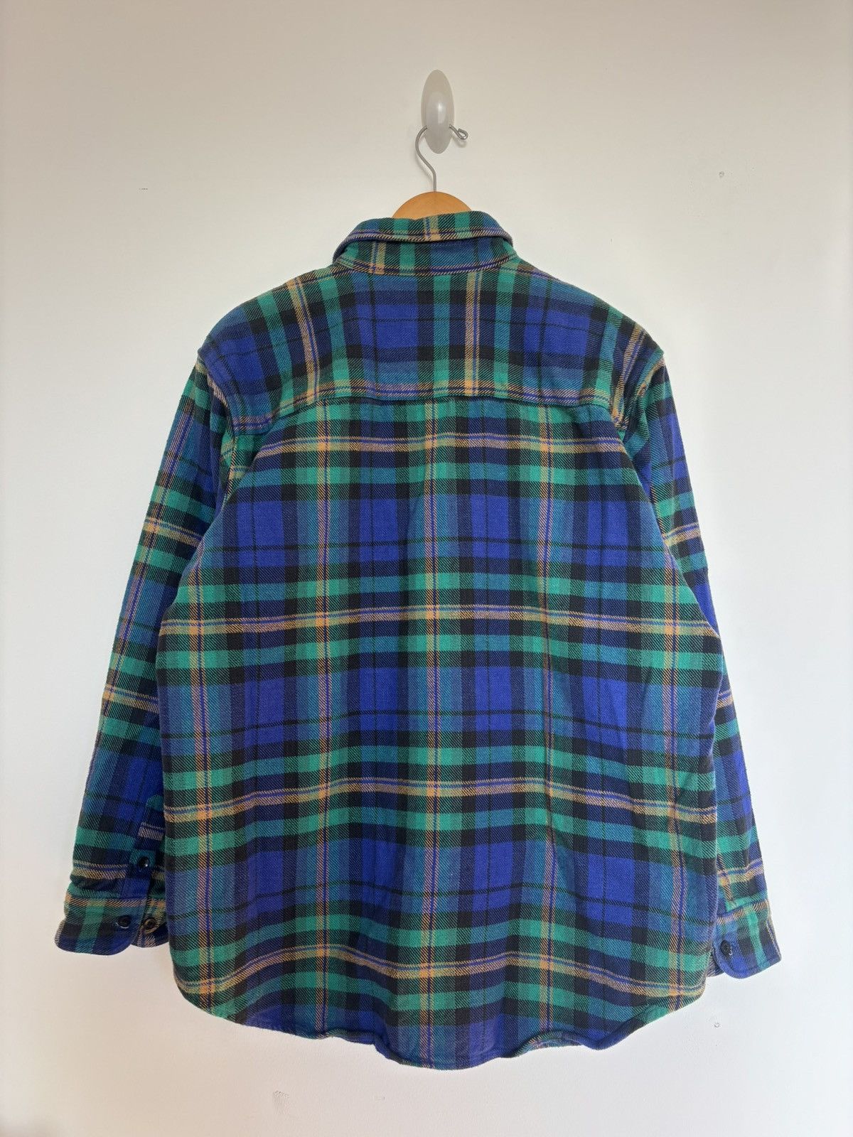 McGregor Vintage McGregor Blue Green Plaid Flannel Shirt Large L Size US L / EU 52-54 / 3 - 3 Thumbnail