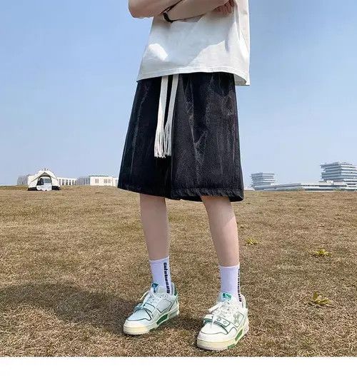 Japanese Brand Black High StreetHonjoh x Asai Vintage Casual Denim Shorts Size US 32 / EU 48 - 6 Thumbnail