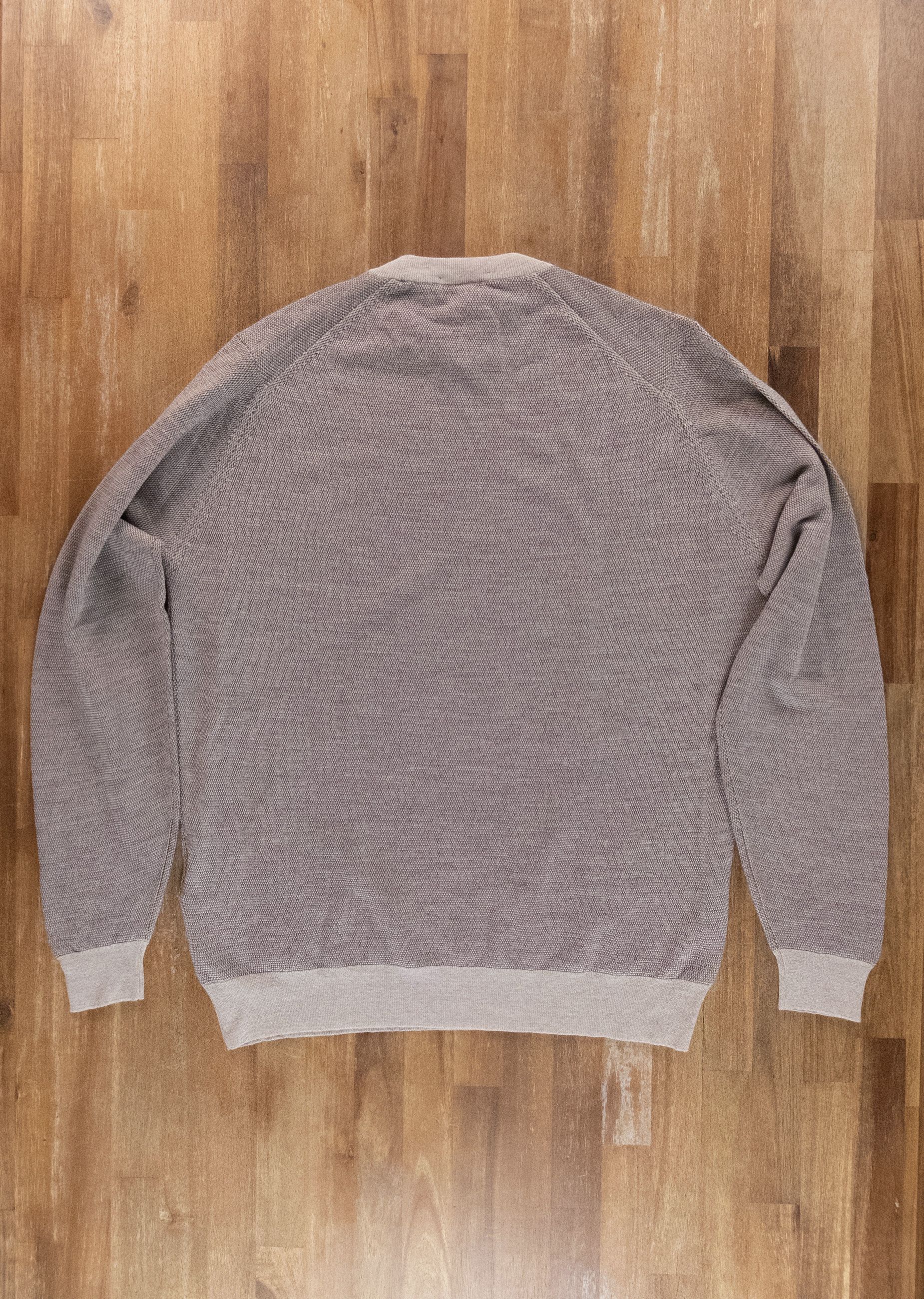 John Smedley JOHN SMEDLEY 15Singular beige gray merino wool sweater Large Size US L / EU 52-54 / 3 - 9 Thumbnail