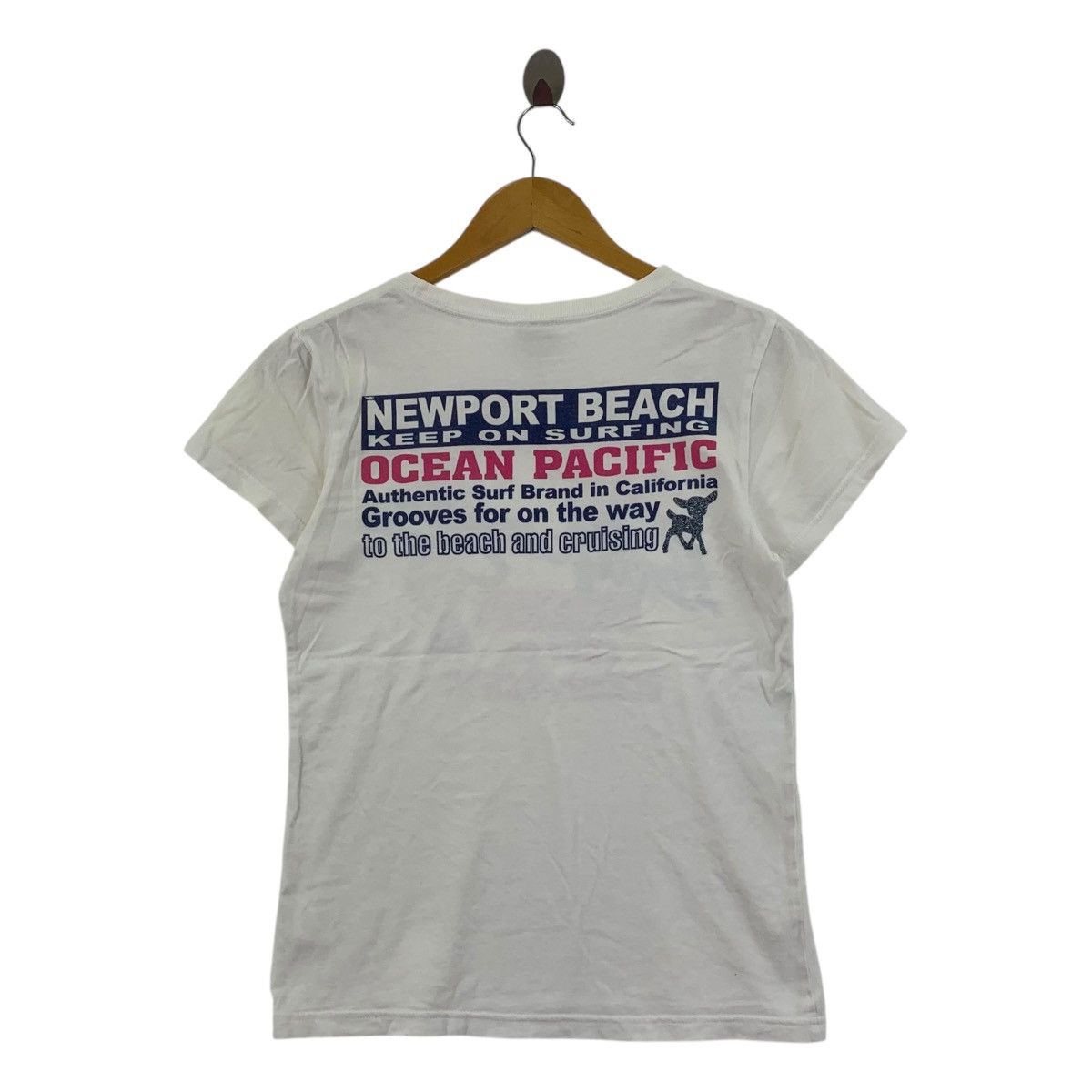 Ocean Pacific OCEAN PACIFIC OP South California Surf Tee Shirt Top Size XS / US 0-2 / IT 36-38 - 5 Thumbnail
